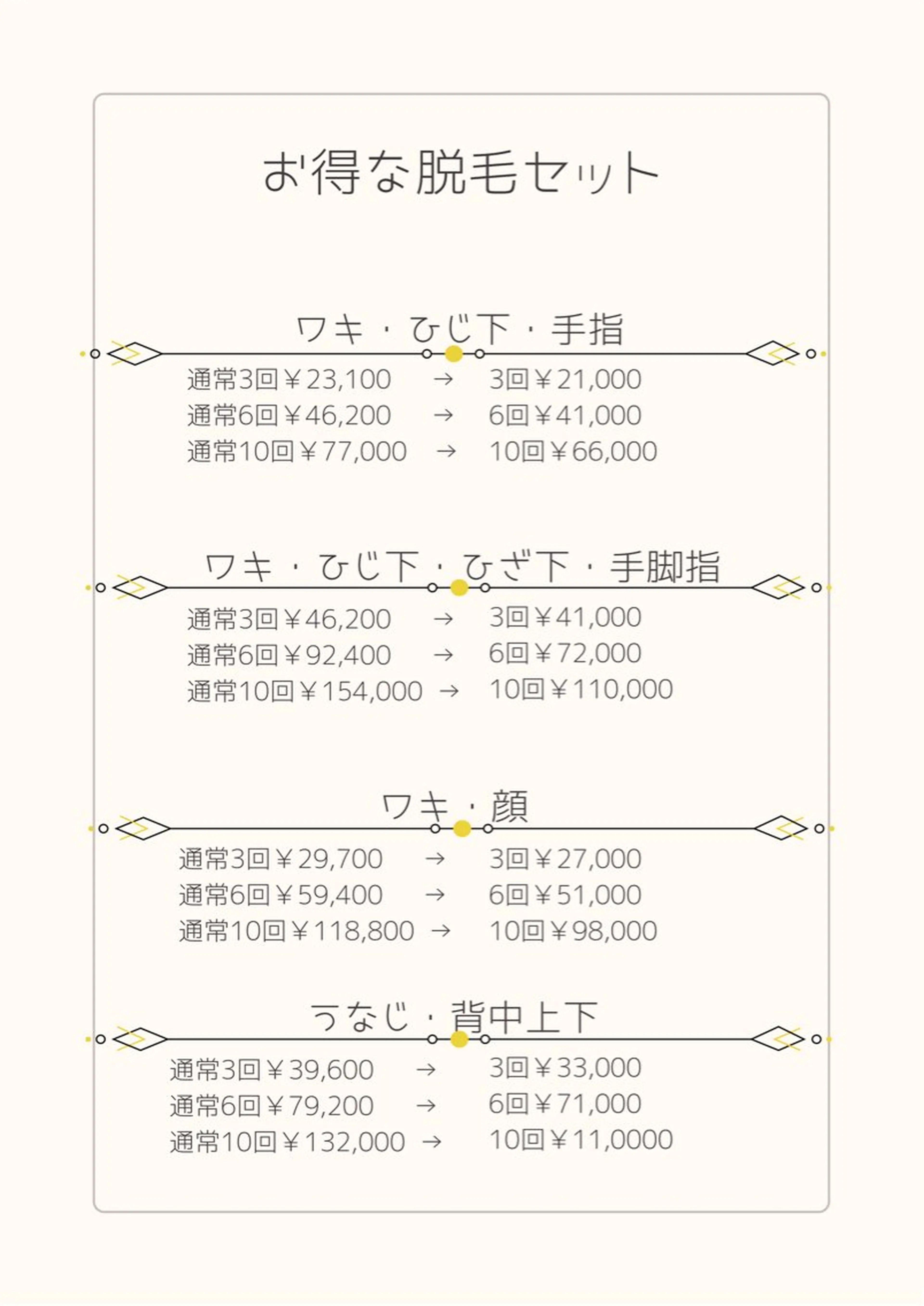 渡邊 千夏のエステ・リラクイメージ