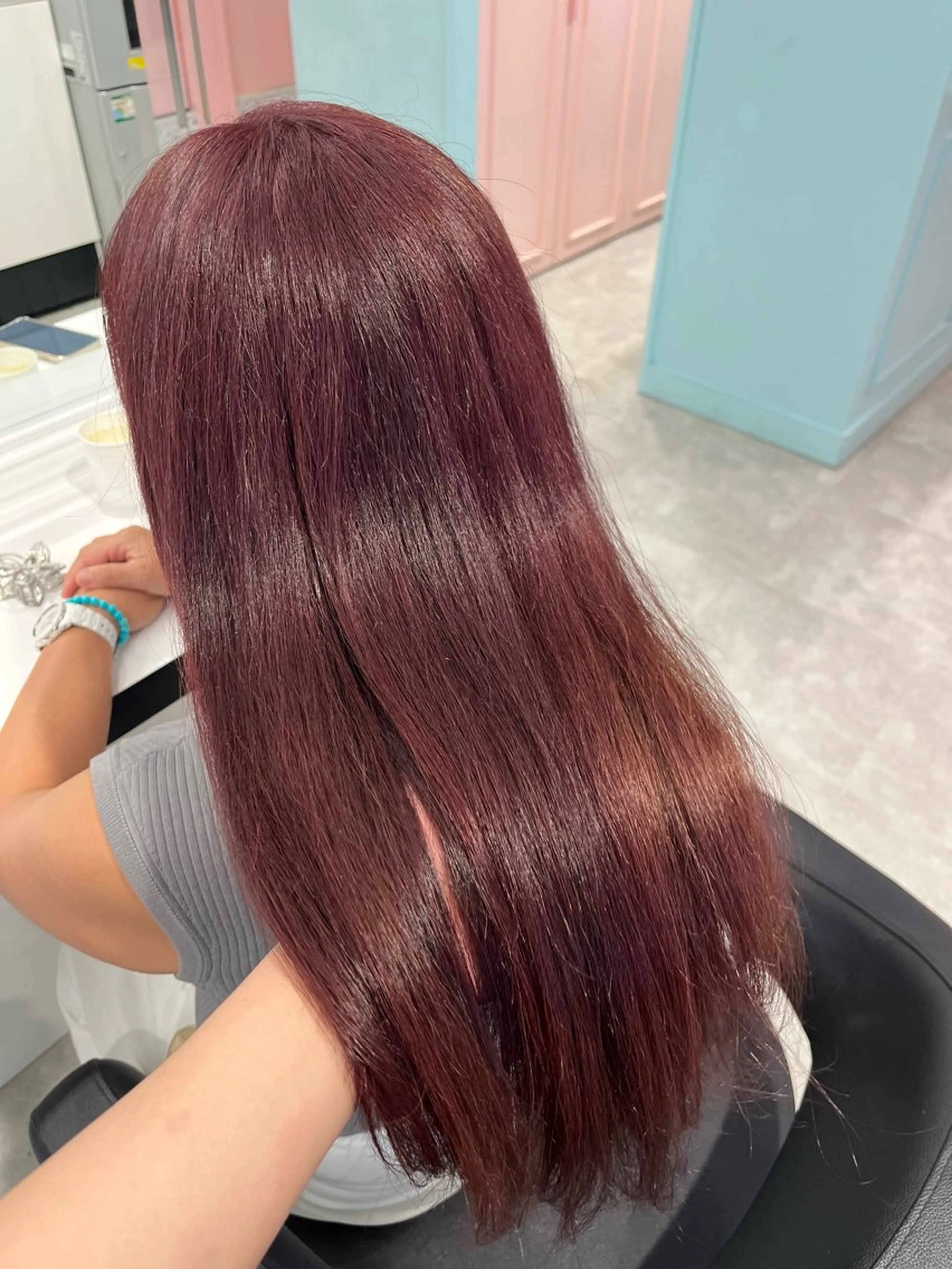 ロング カラー みう/仙台/暖色/ 艶髪/顔周りカット/のヘアスタイル