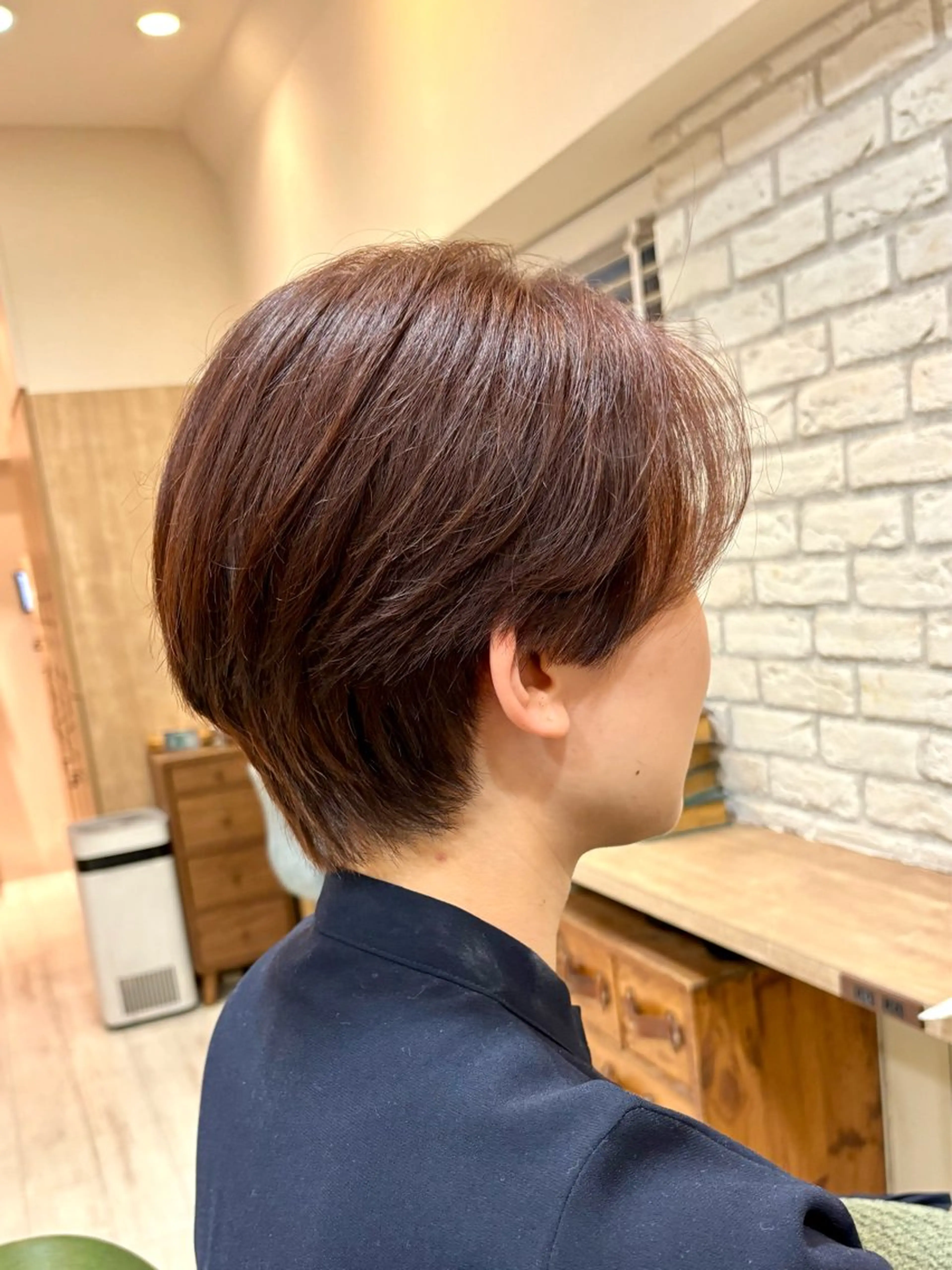 ショート カラー ショートヘア カット ヘアカラー トリートメント ヘッドスパ 清水 有実子のヘアスタイル