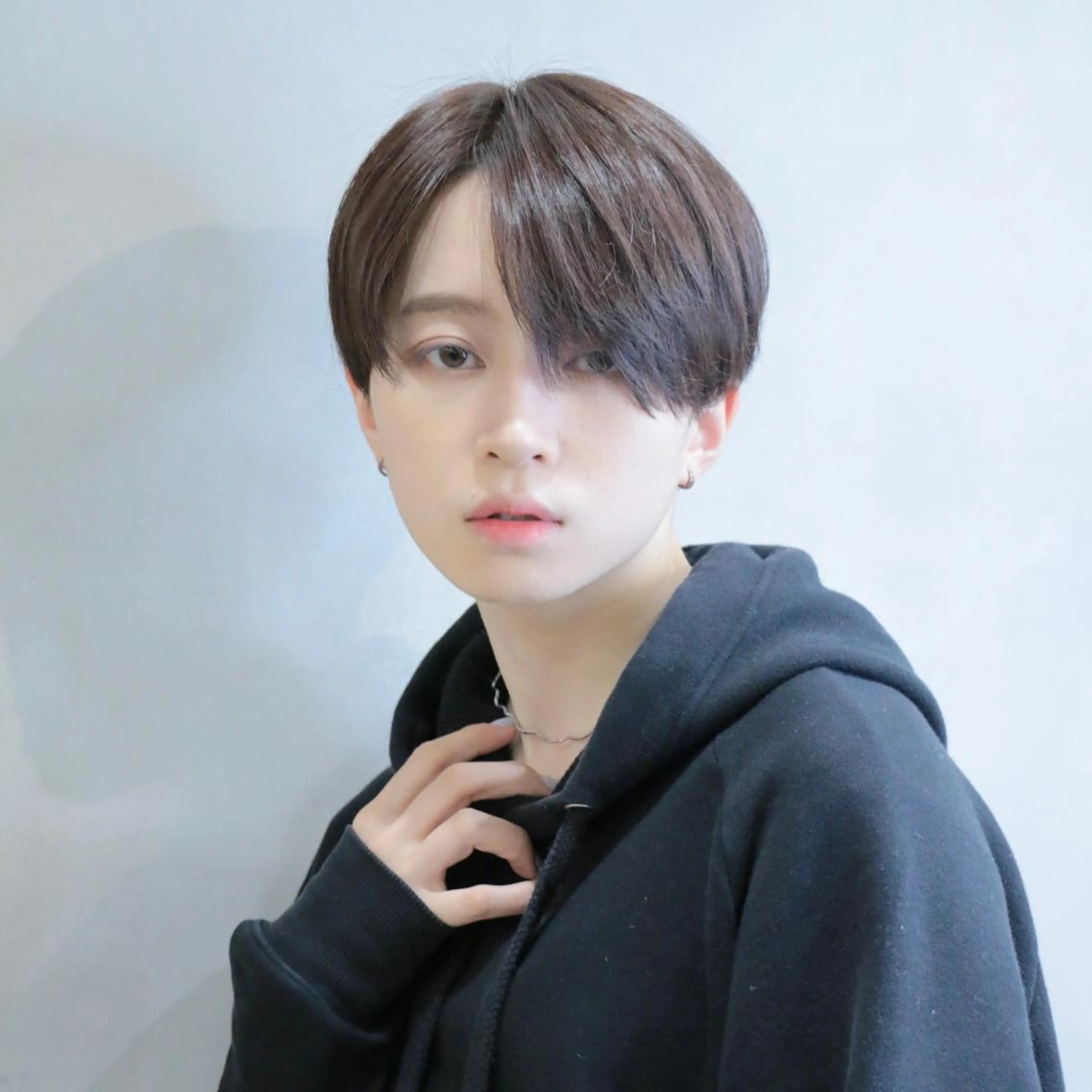 ショート メンズ 縮毛矯正 飯塚 想のヘアスタイル