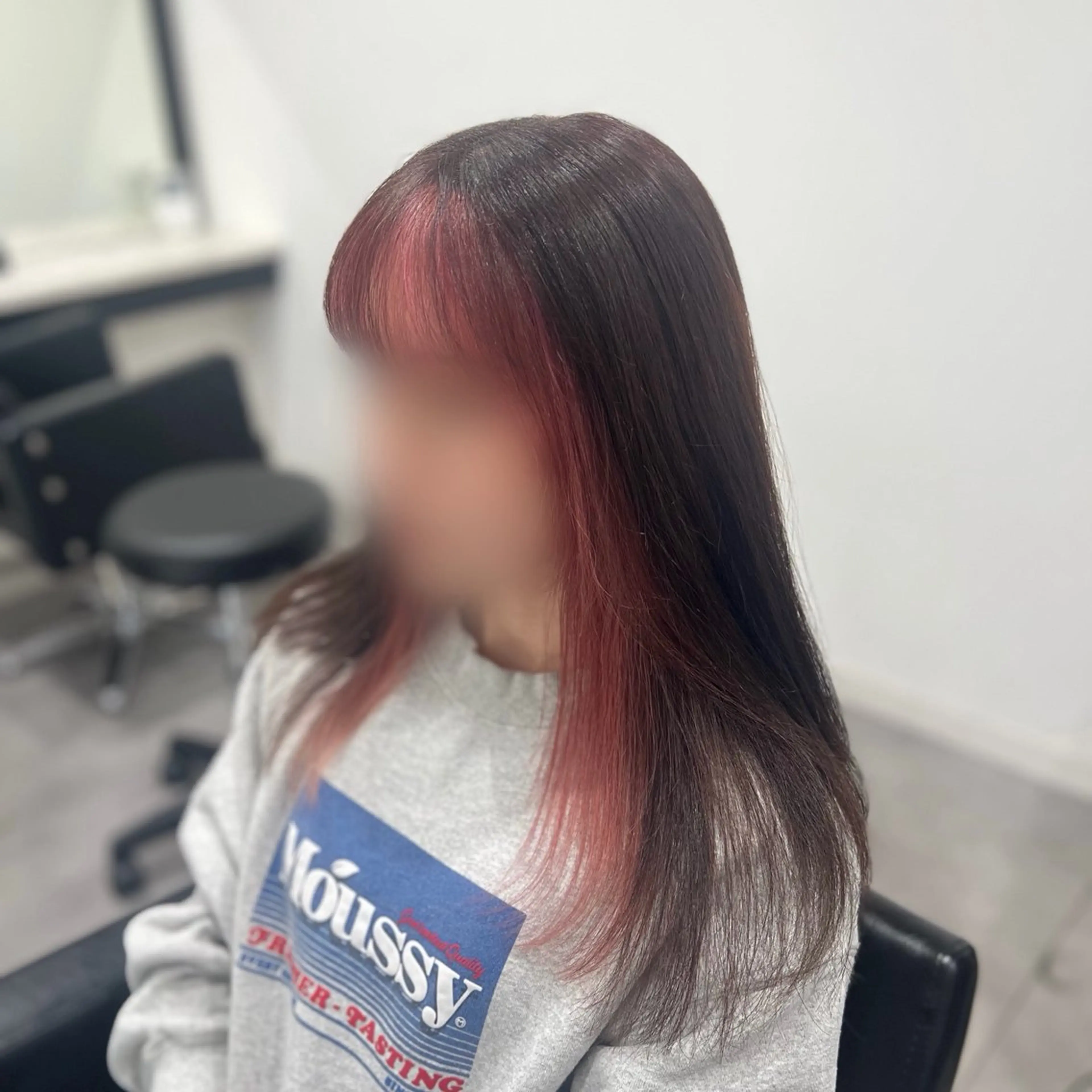 ロング カラー ベージュカラー ブラウンカラー ピンクカラー ピンクベージュ ヘアカラー Dia ‎ アキヨシ ミユのヘアスタイル