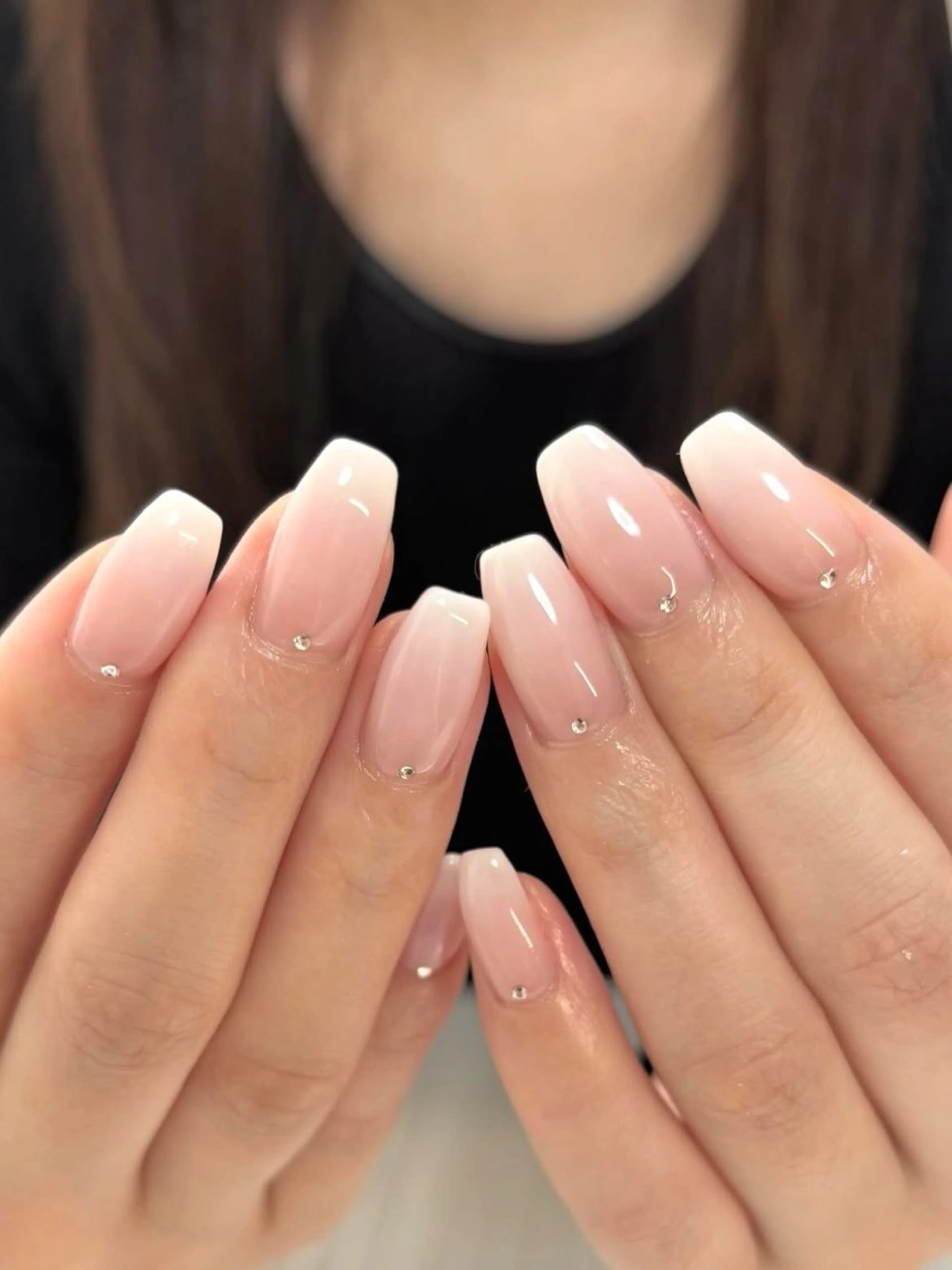 ネイル 韓国ネイル 持ち込み ニュアンスネイル ネイルチップ ANA.CHUO 本川越店舗のネイルデザイン