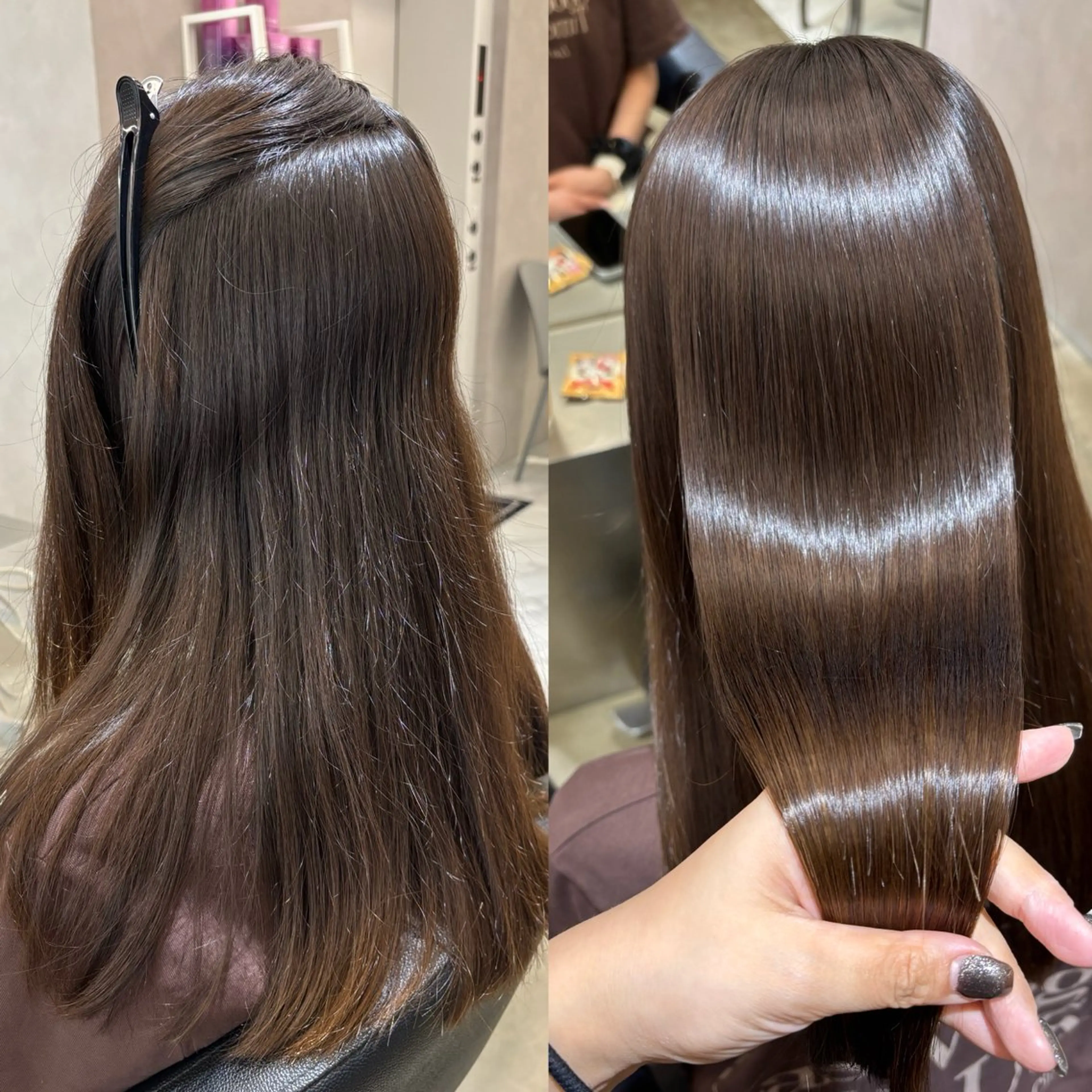 ロング カラー カット トリートメント 女性限定マンツーマン 渋谷Roiめぐみのヘアスタイル