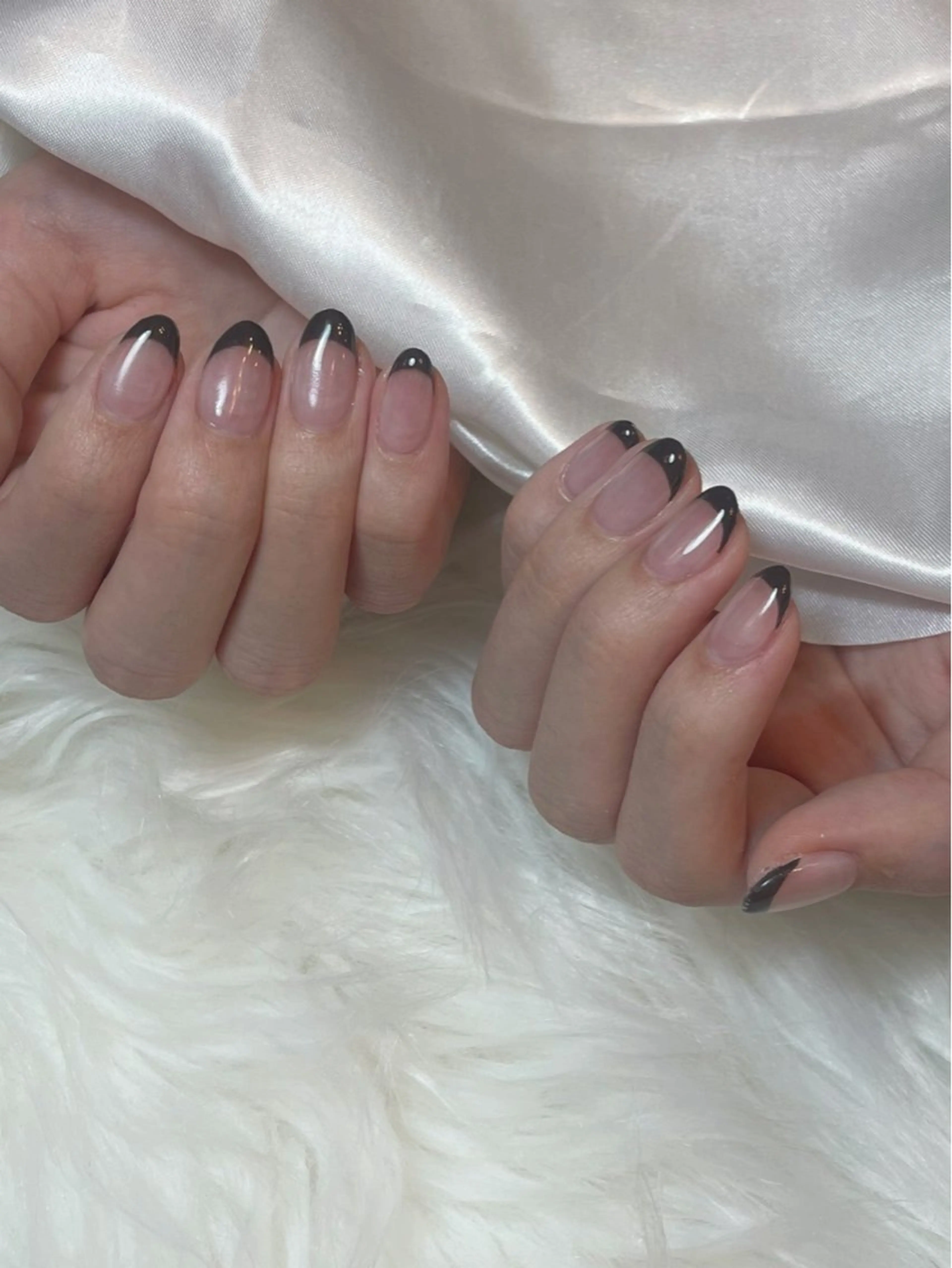 ネイル ブルー 成人式 フレンチネイル キラキラネイル マグネットネイル ハンドネイル timtam --sakiのネイルデザイン