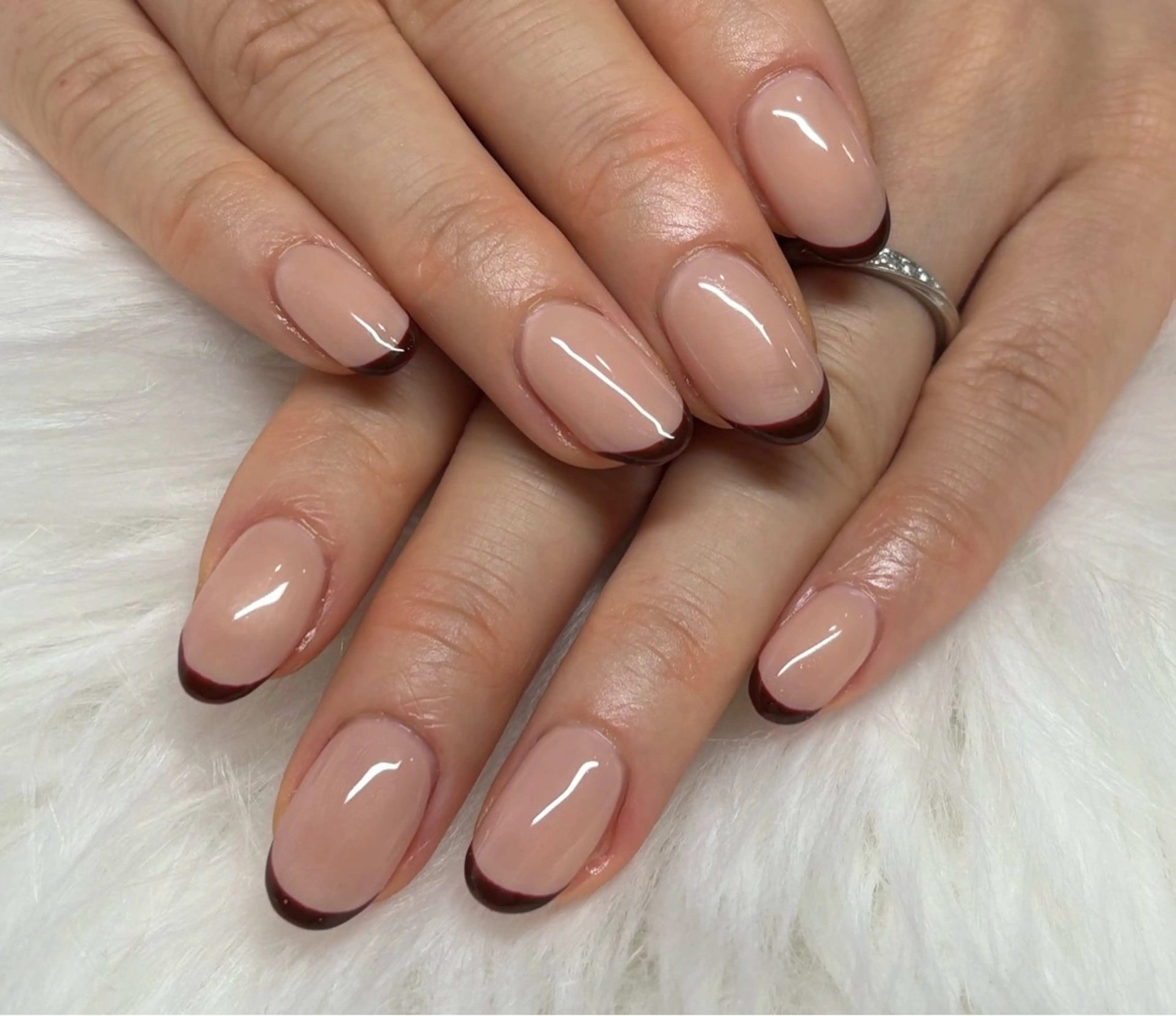 ネイル フレンチネイル 京 美人のネイルデザイン