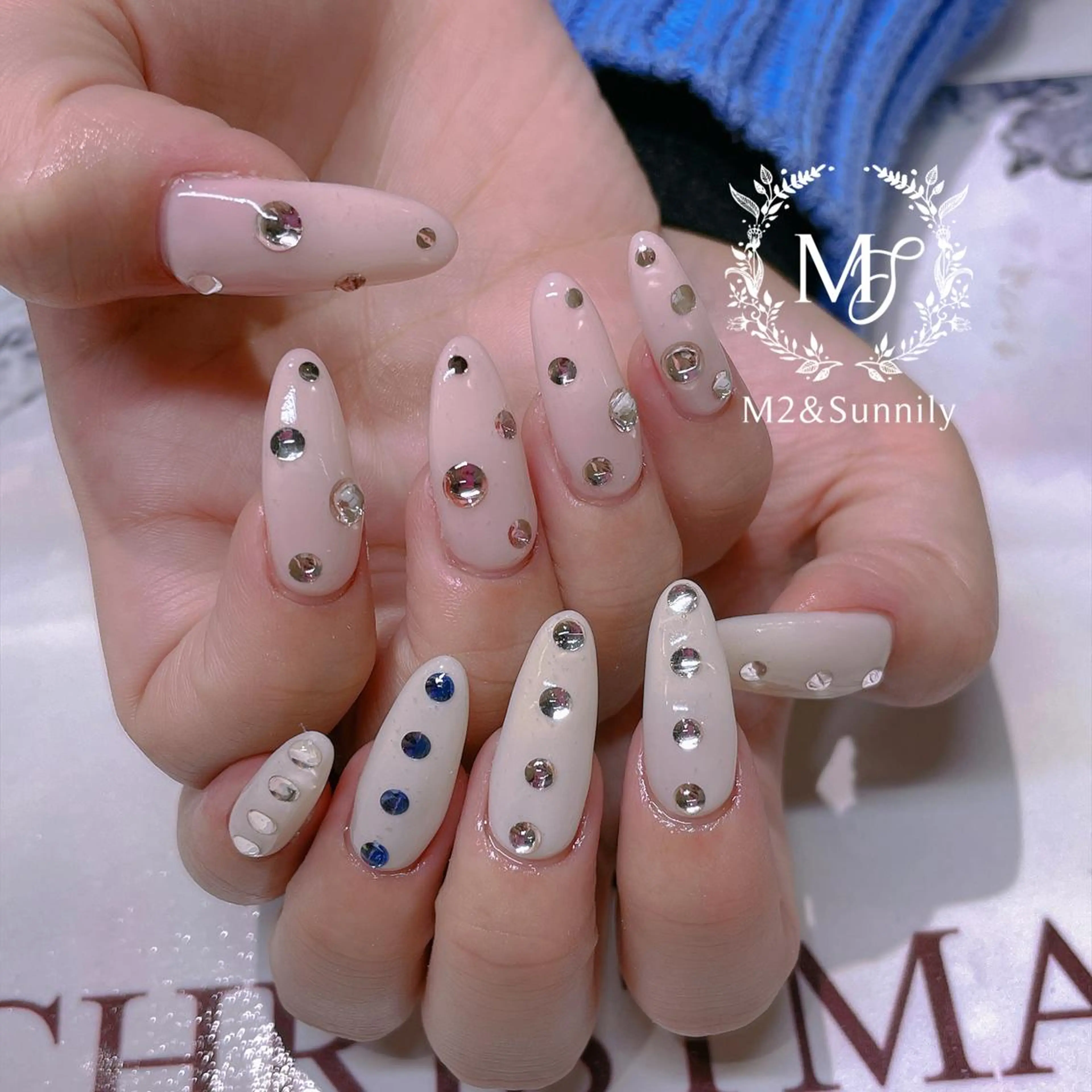 ネイル 長さだし専門店 M2　rikaのネイルデザイン