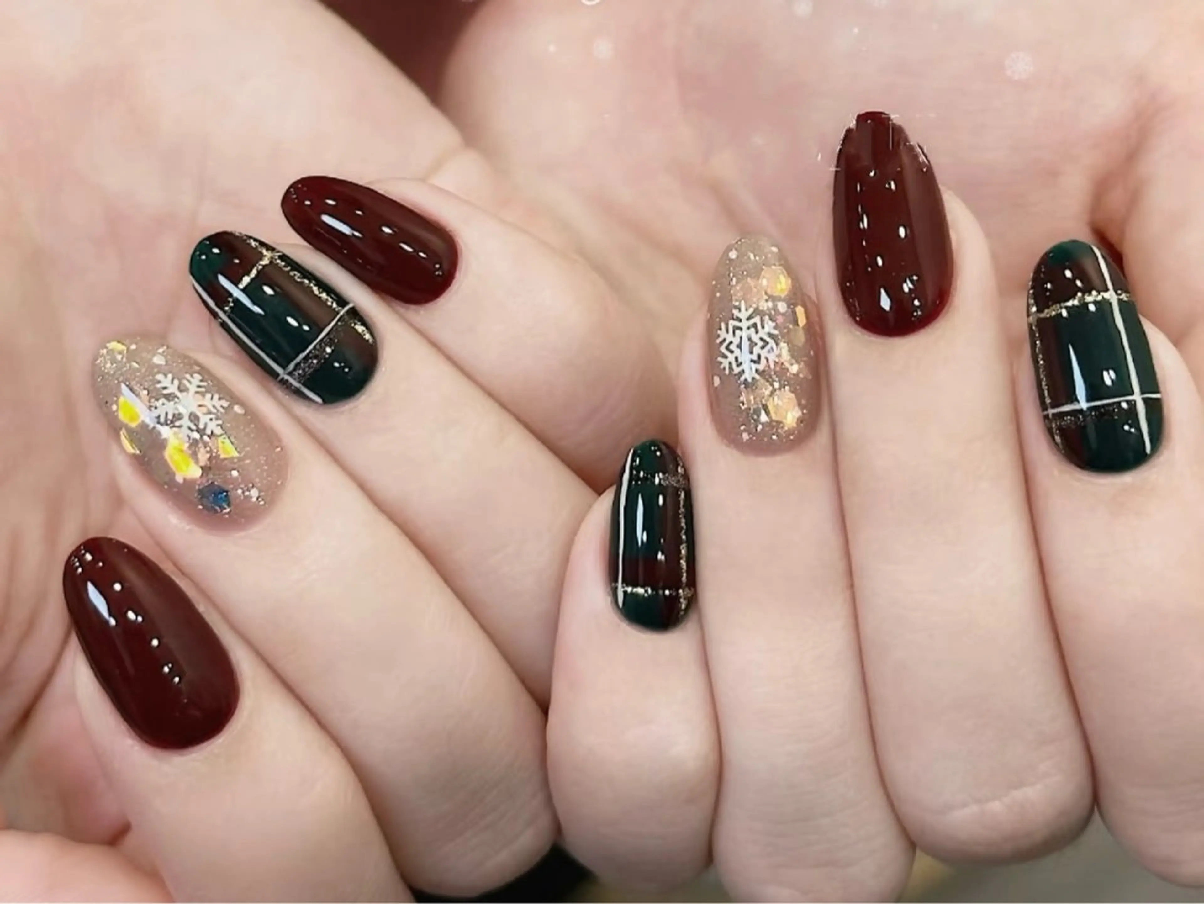 ネイル 持ち込み ハンドネイル Rika Nail ellaのネイルデザイン