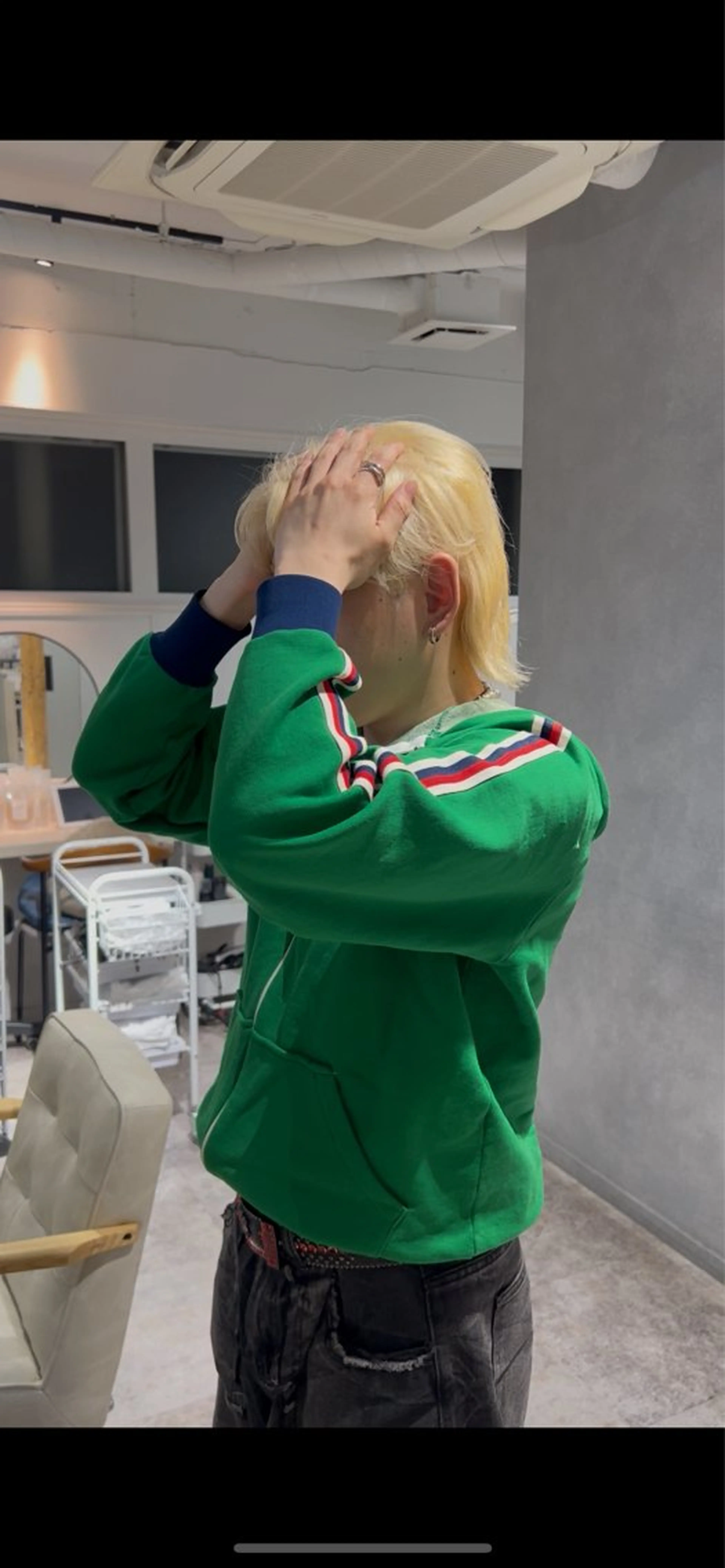 カラー メンズ メンズブリーチ ブリーチ ヘアカラー トリートメント ayaka 🌿.∘のヘアスタイル