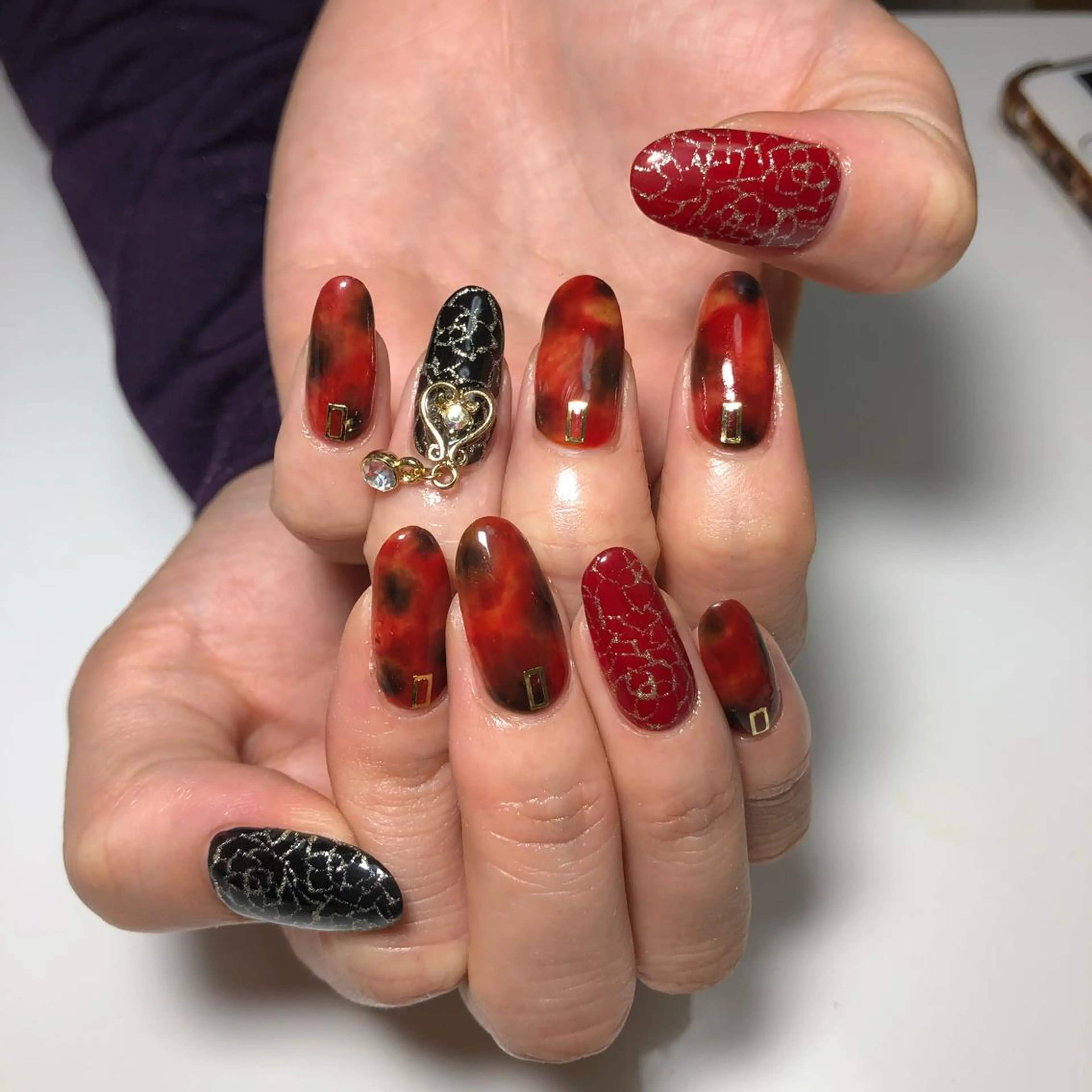 セミロング ネイル nail salon &e eriのネイルデザイン