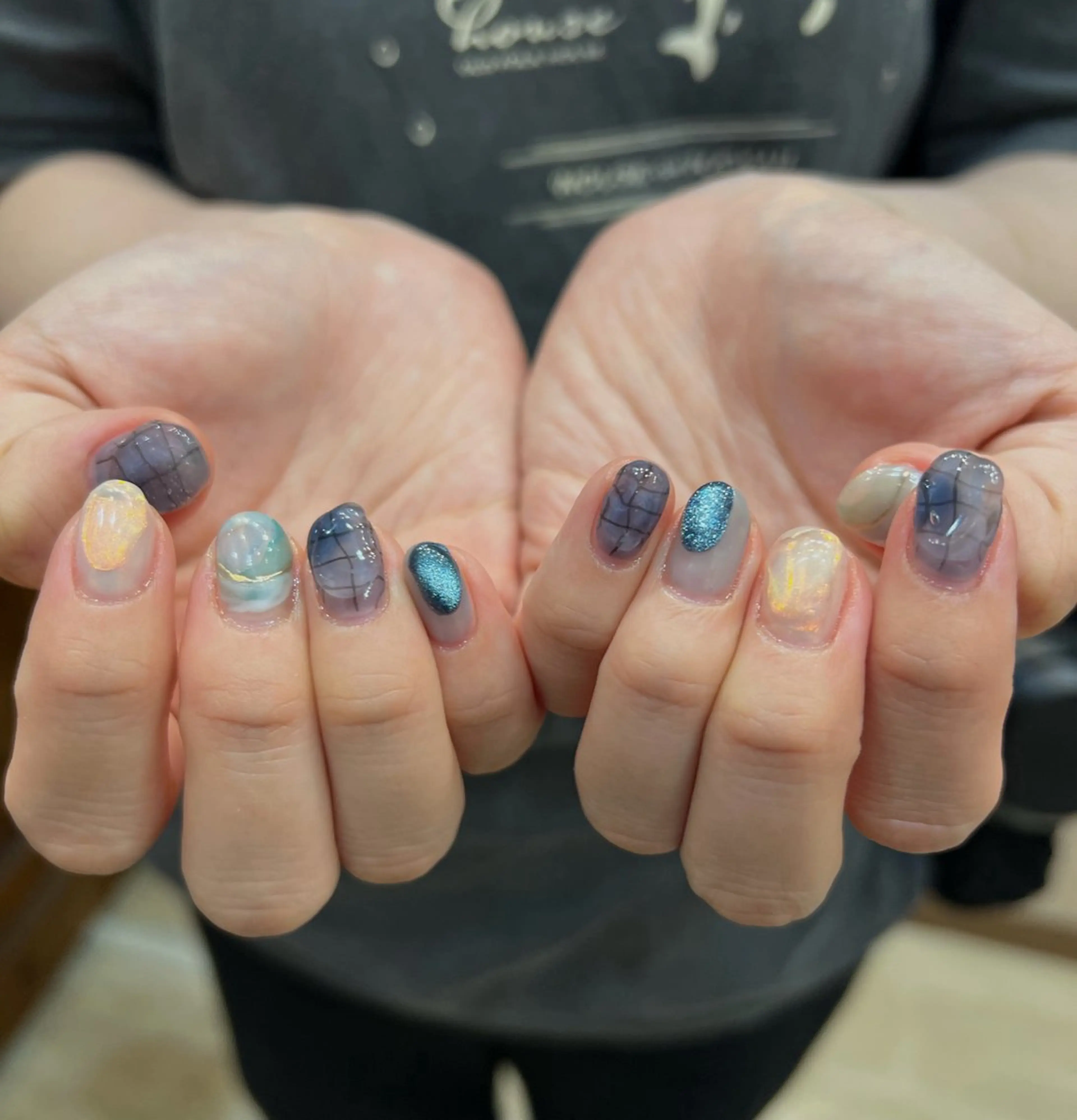 メンズ ネイル ハンドネイル ヘアメイクネイリスト 💄💅hidemiのヘアスタイル