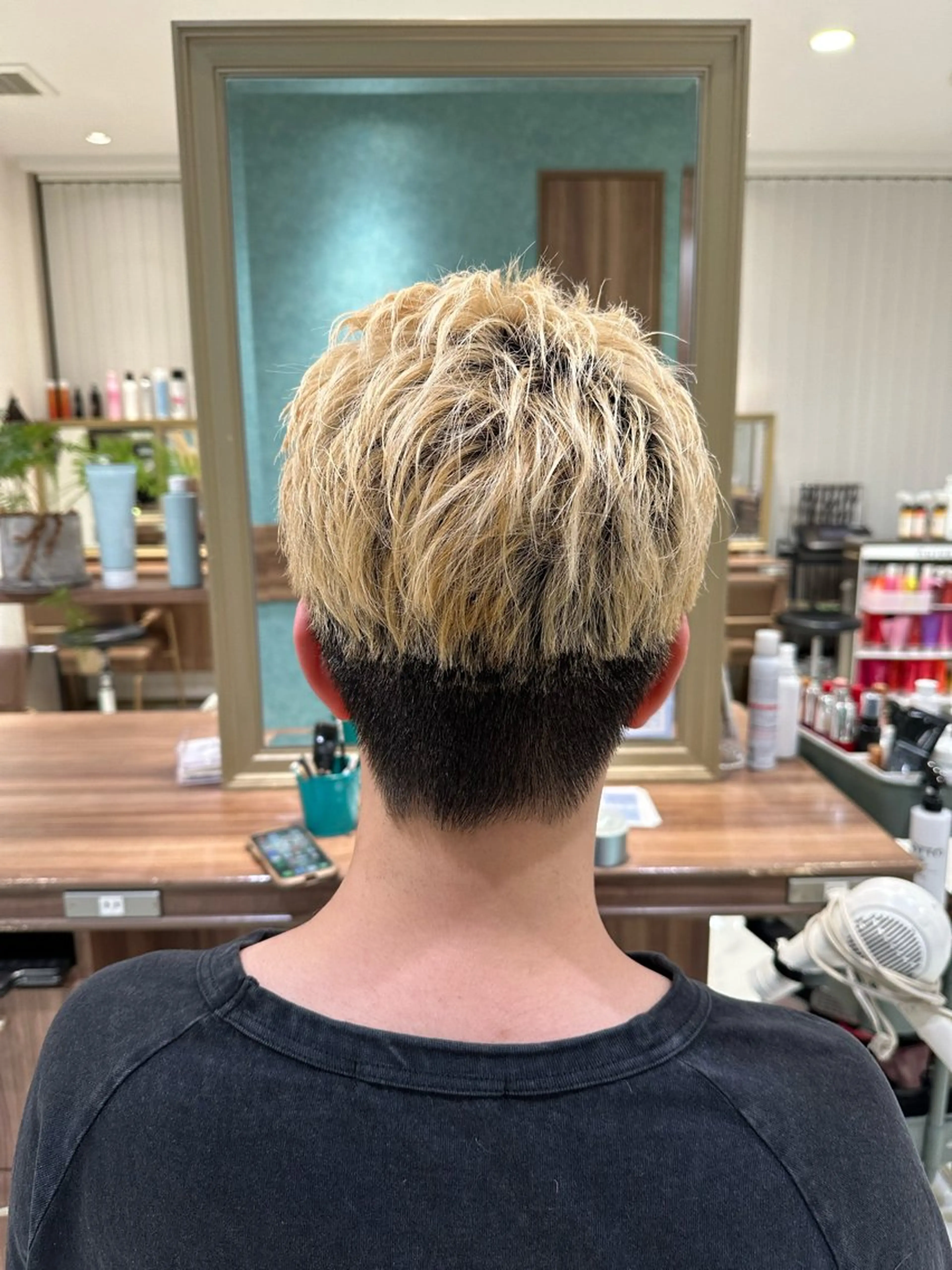 メンズ ツヤ重視 ワンカラー🫧Mioのヘアスタイル