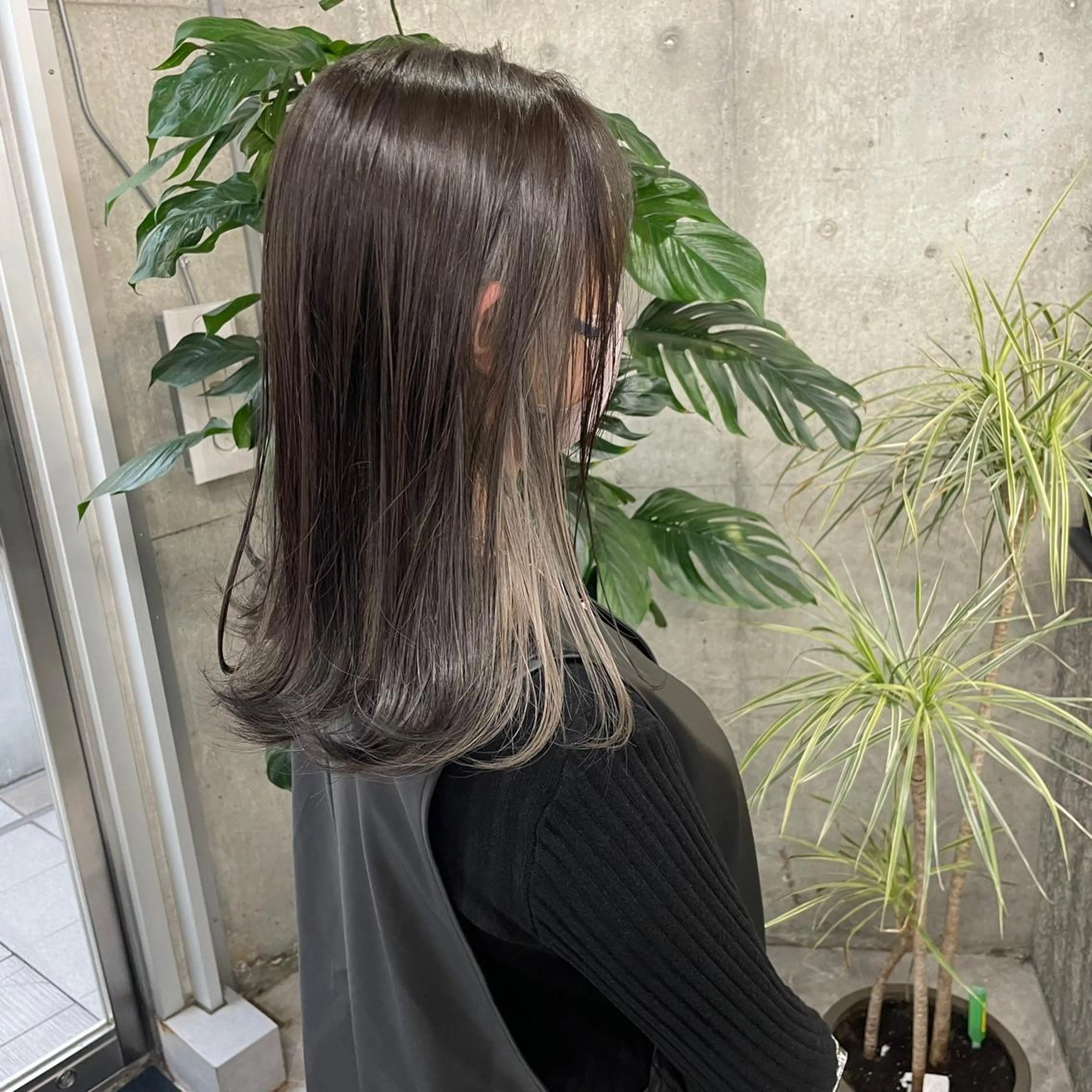 カラー レディースパーマ モデル募集RIKOのヘアスタイル