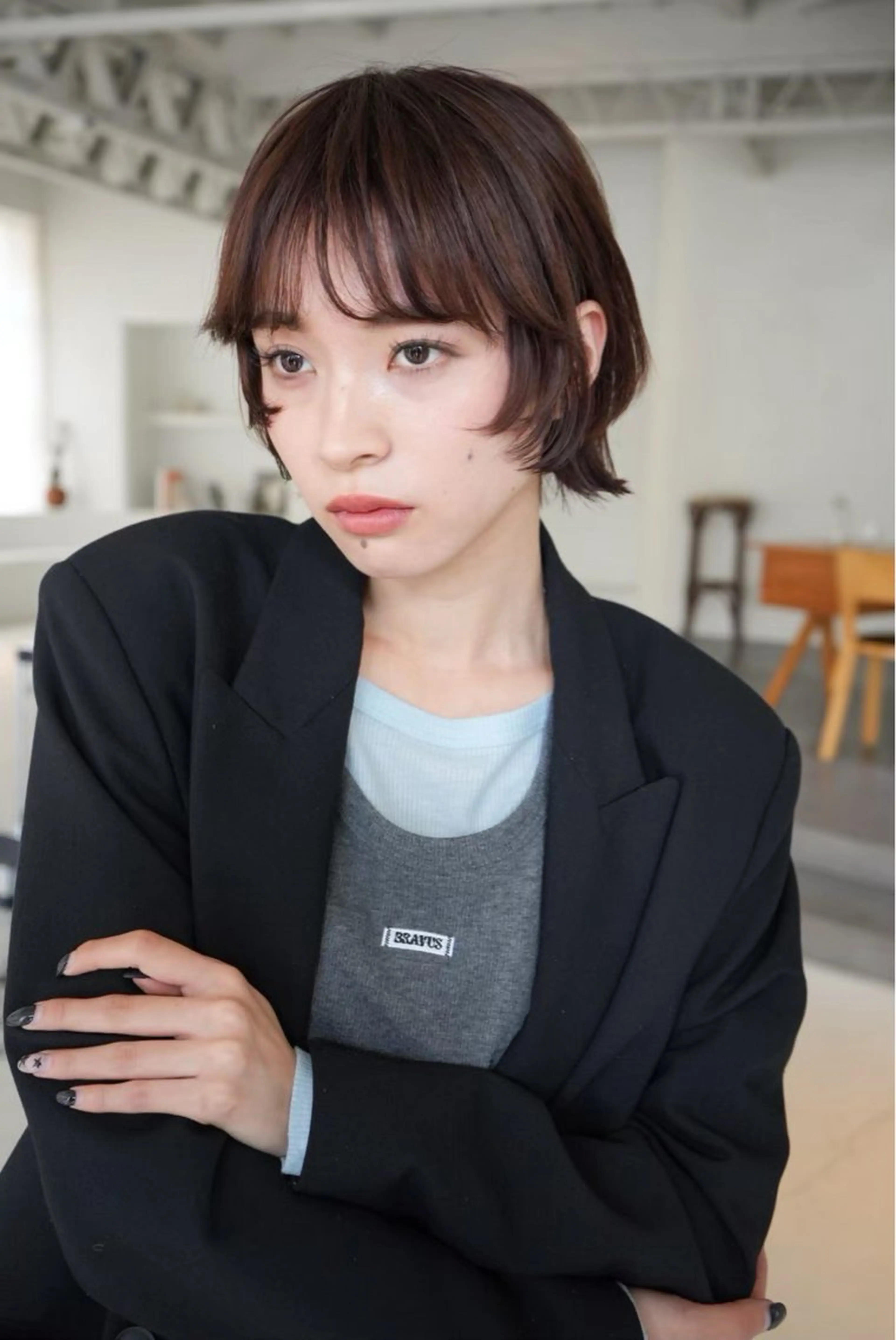 【ご新規様限定】前髪、顔まわりカット＋艶カラー＋オージュアトリートメント🎀の写真