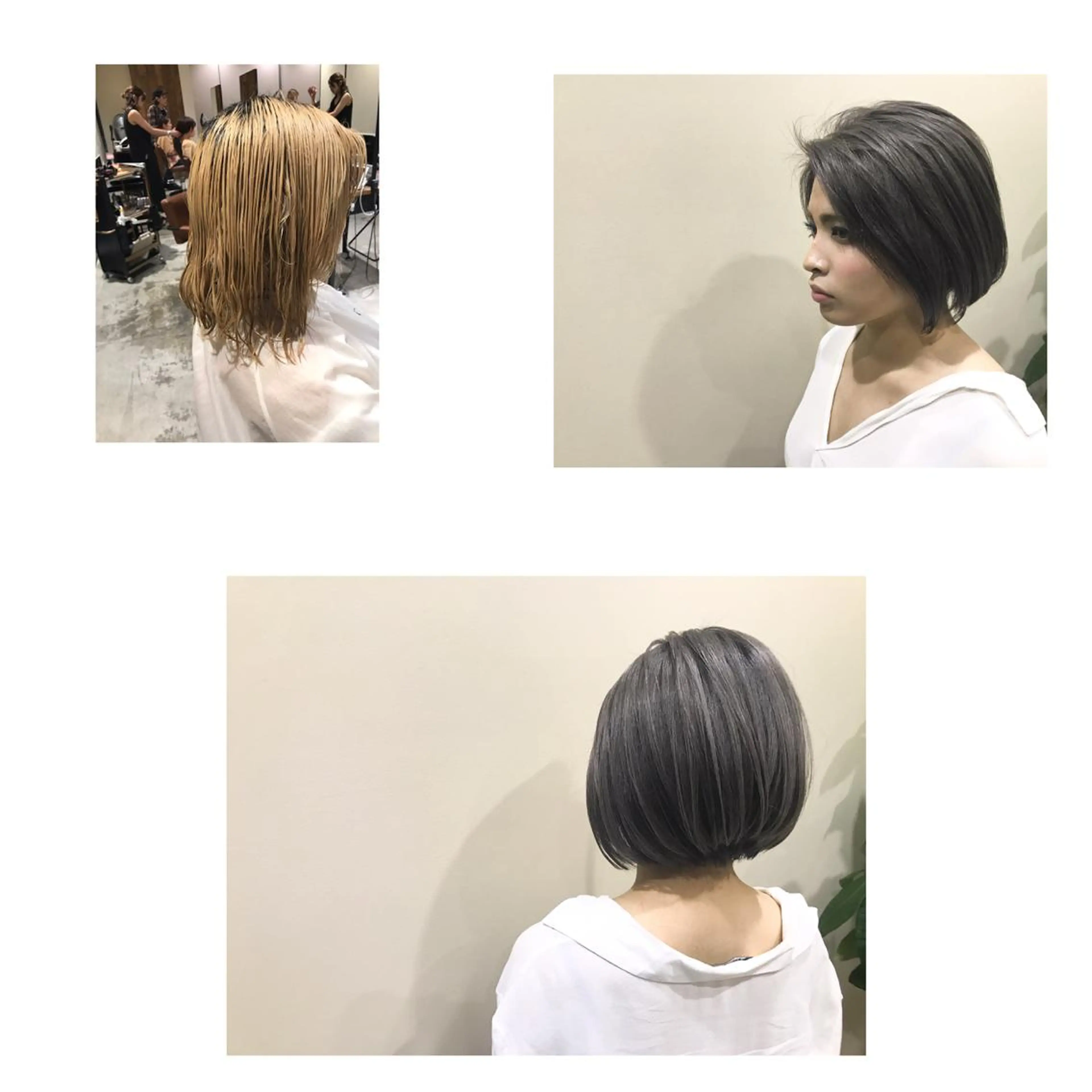 ミディアム 渋谷レイヤーカット❌ 縮毛矯正専門/武田涼のヘアスタイル