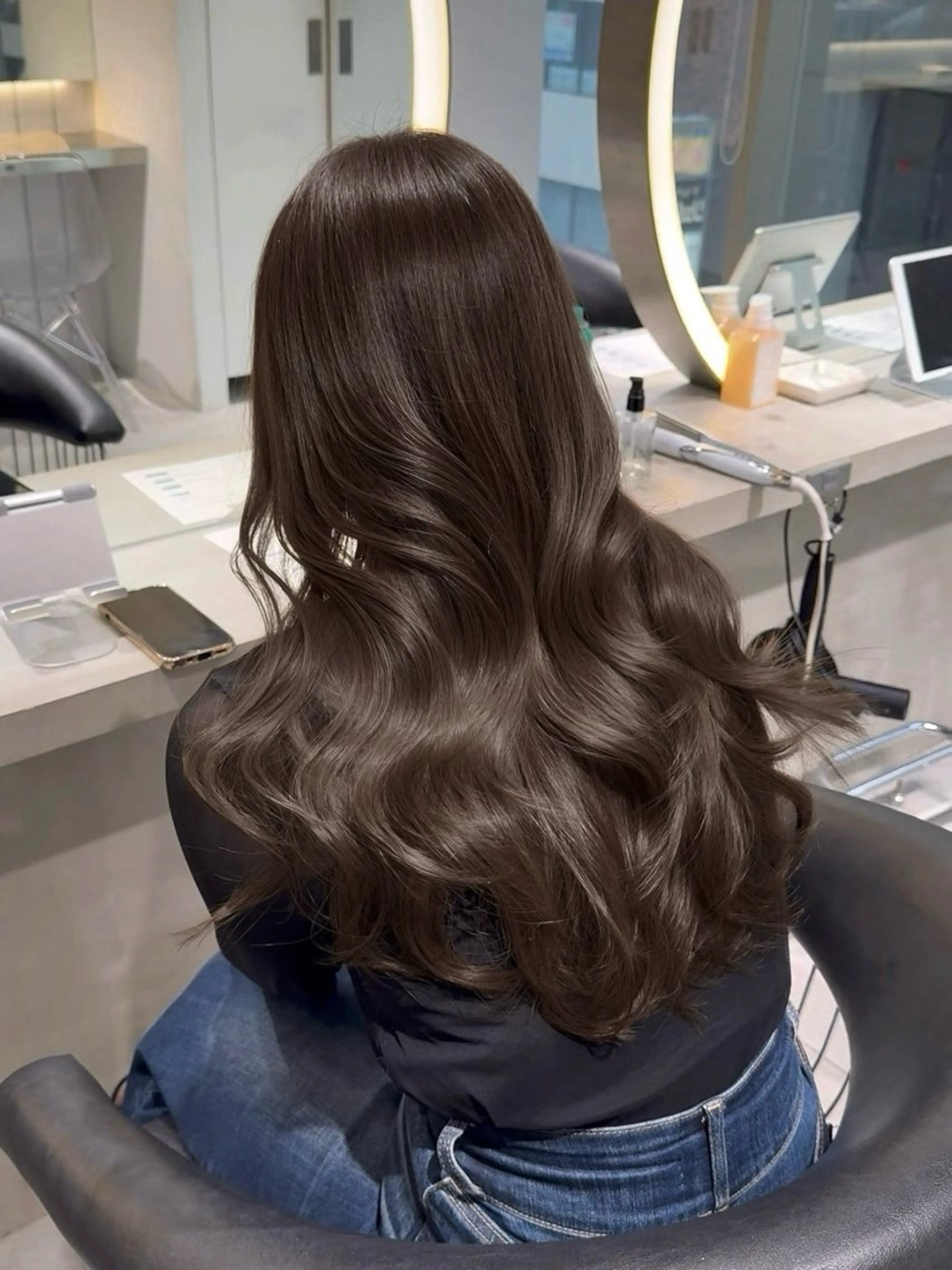 ロング カラー waka/韓国ヘア /lond uluのヘアスタイル