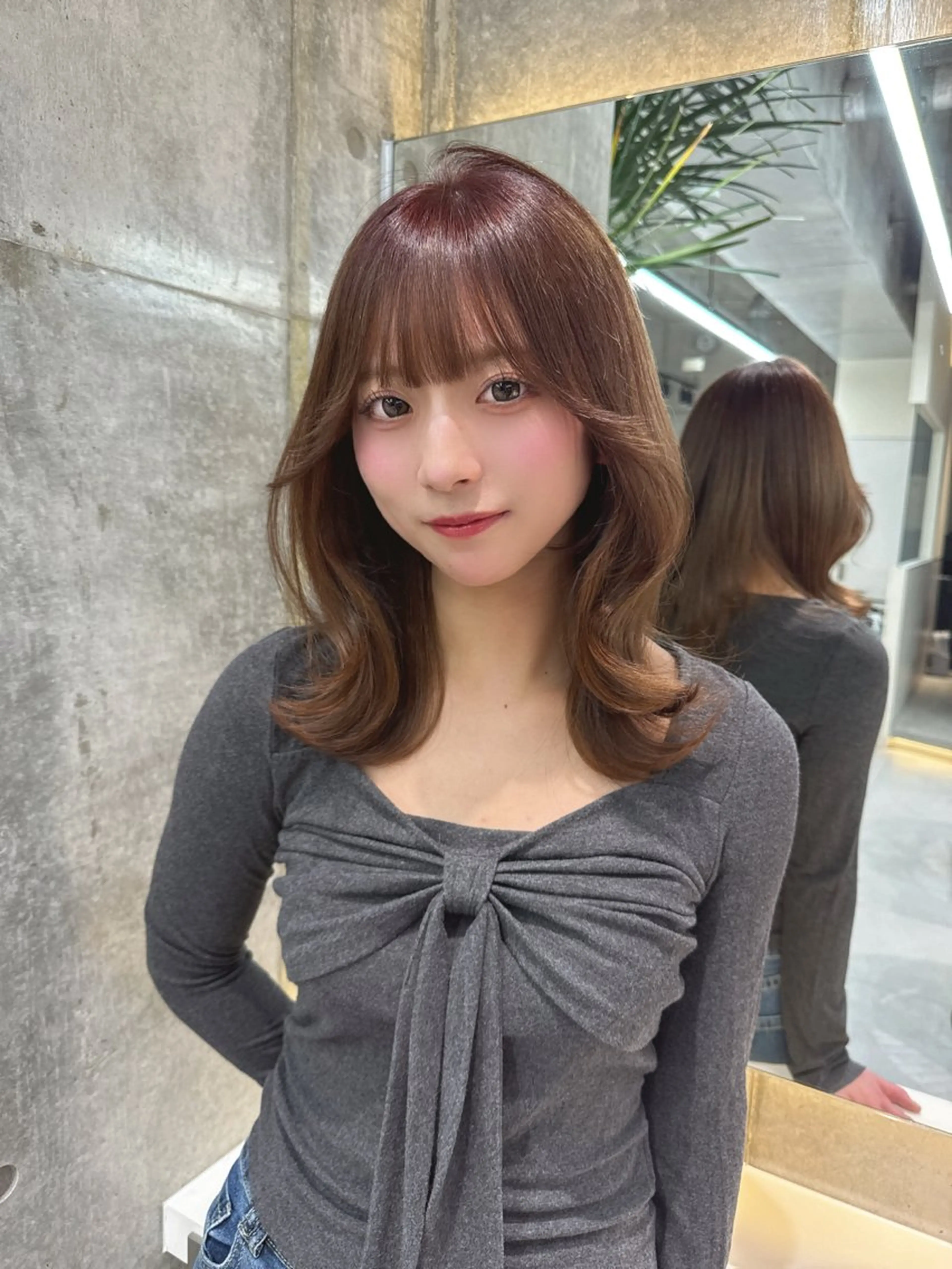 ミディアム カラー ヘアカラー トリートメント ゆーだい🇰🇷韓国 🇰🇷×髪質改善のヘアスタイル