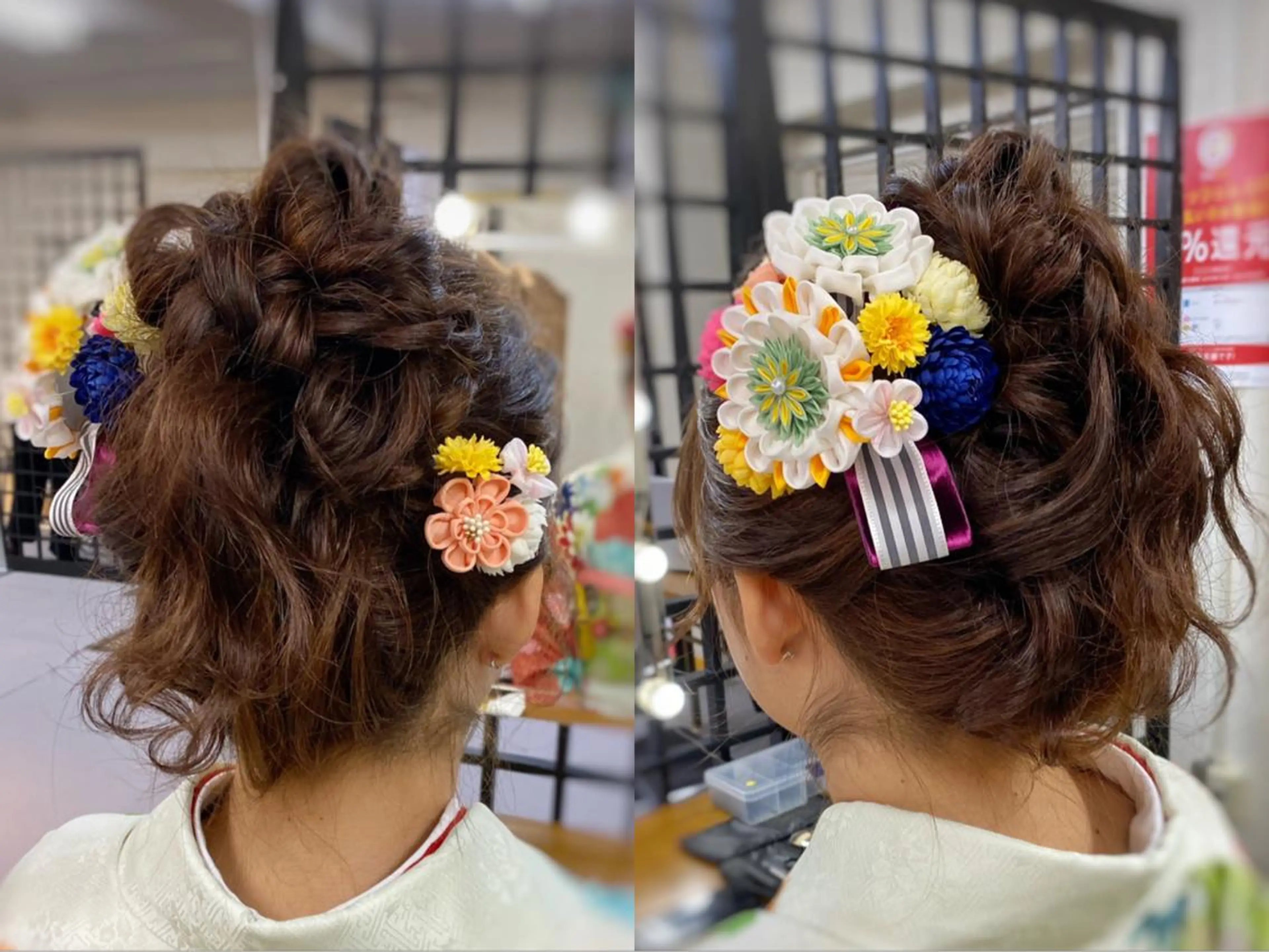 セミロング ヘアアレンジ ヘアセット fots. 愛美のエステ・リラクイメージ