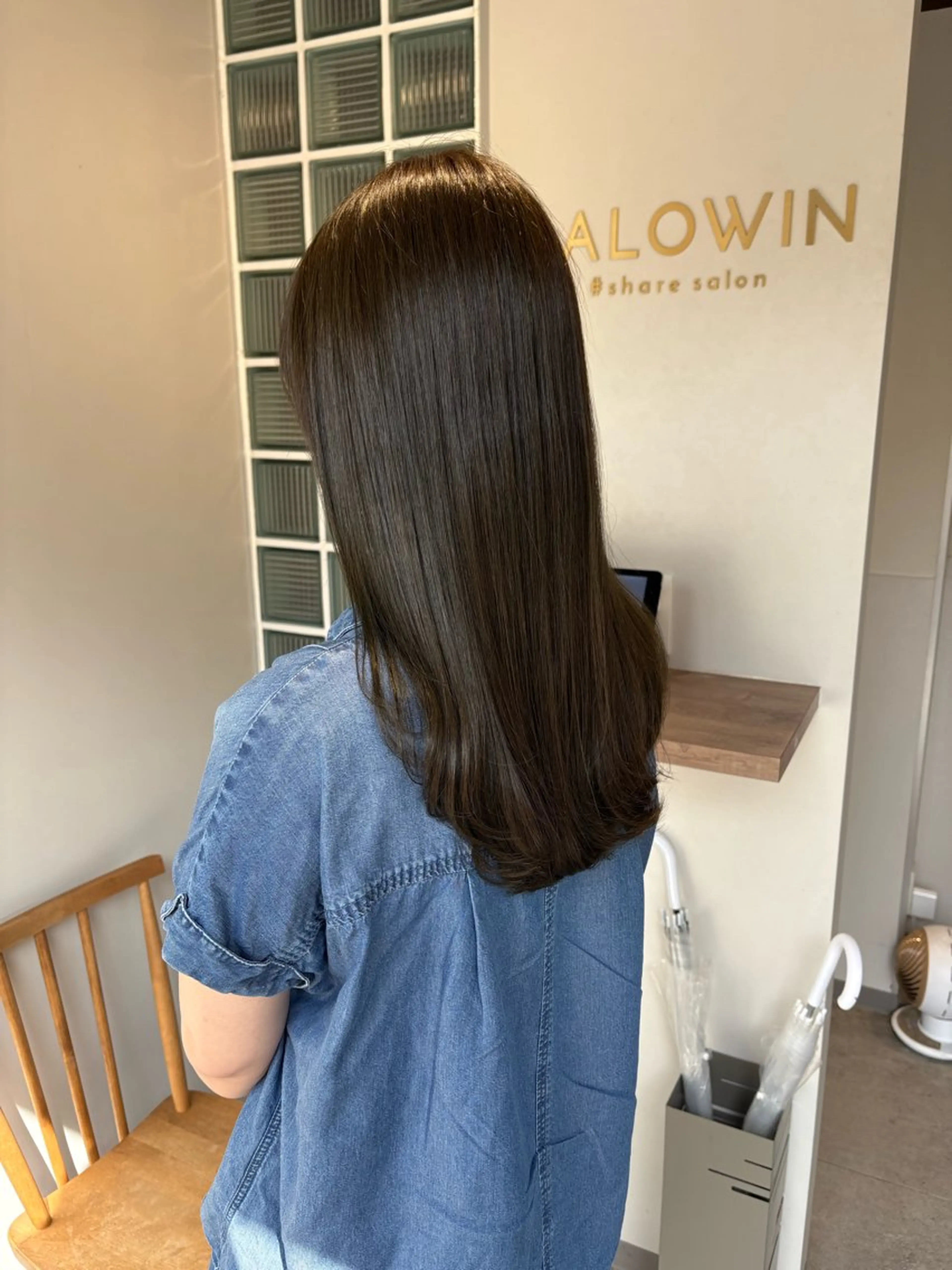 ロング カット ヘアカラー 渡辺 健太郎のヘアスタイル
