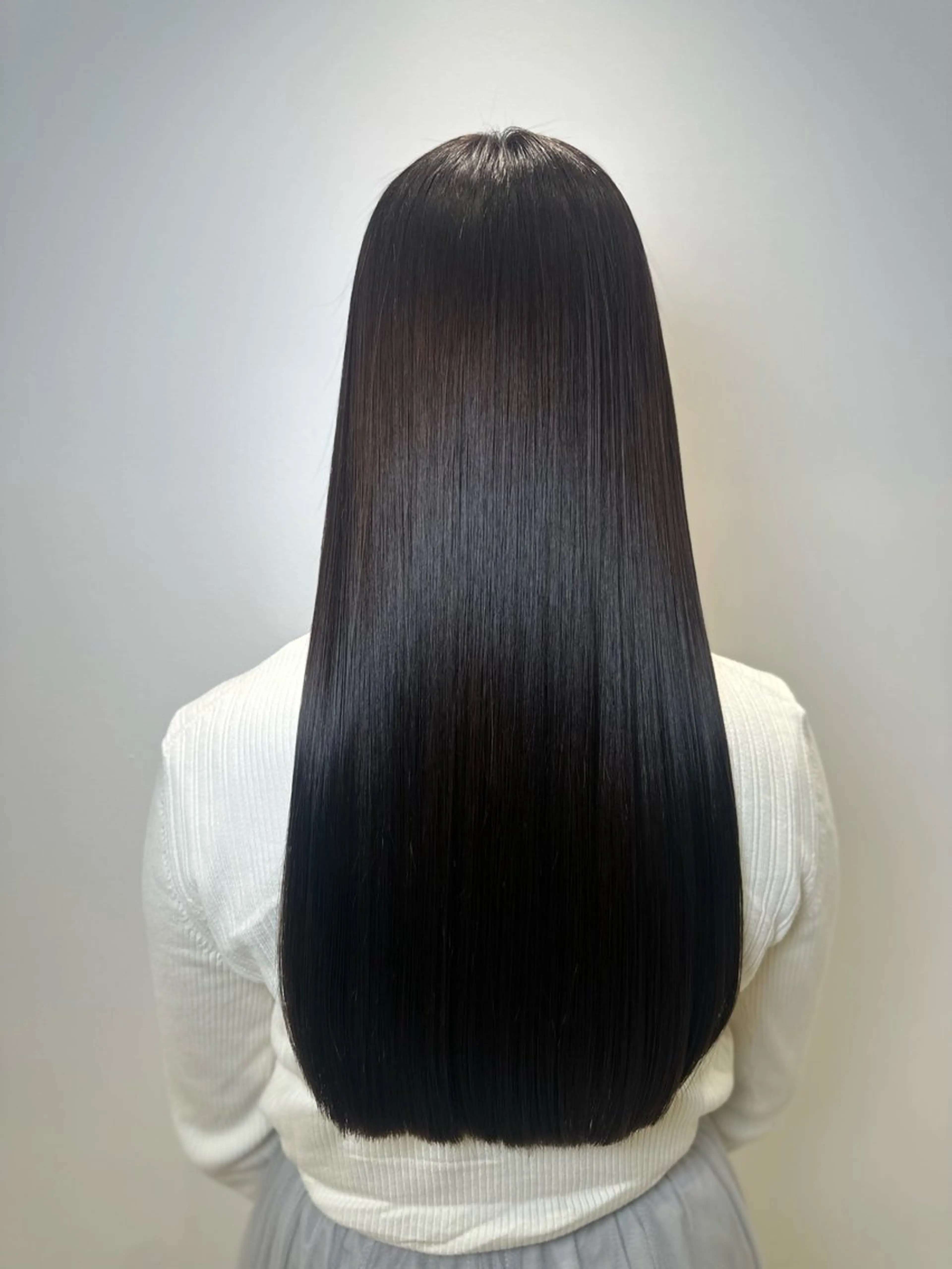 ロング パーマ カット 縮毛矯正 トリートメント 髪質改善/縮毛矯正 /レイヤー岡部のヘアスタイル