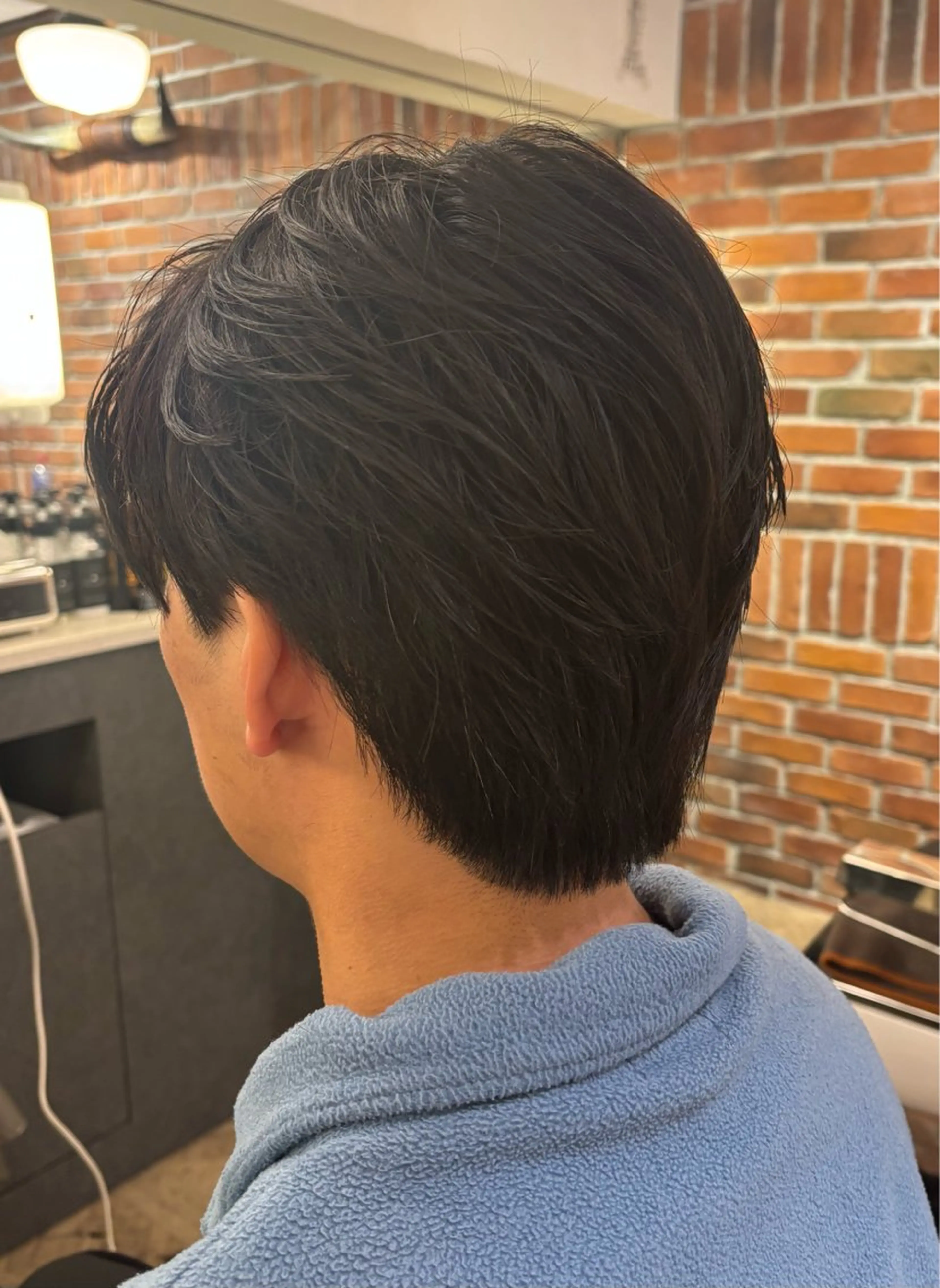 メンズ risa🐿️ 寒色系カラー🫧のヘアスタイル