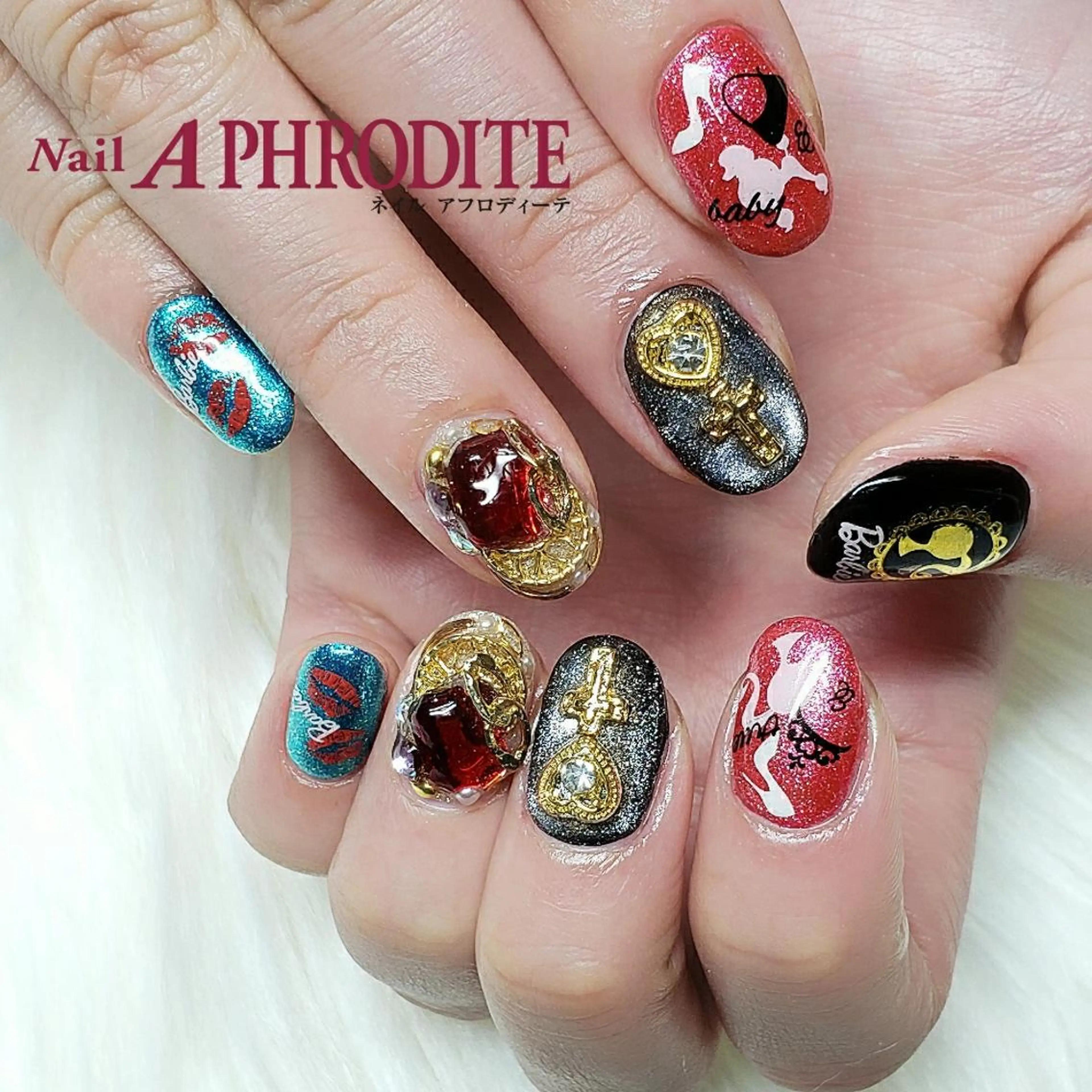 ネイル 持ち込み ニュアンスネイル ハンドネイル Nail  Aphroditeのネイルデザイン
