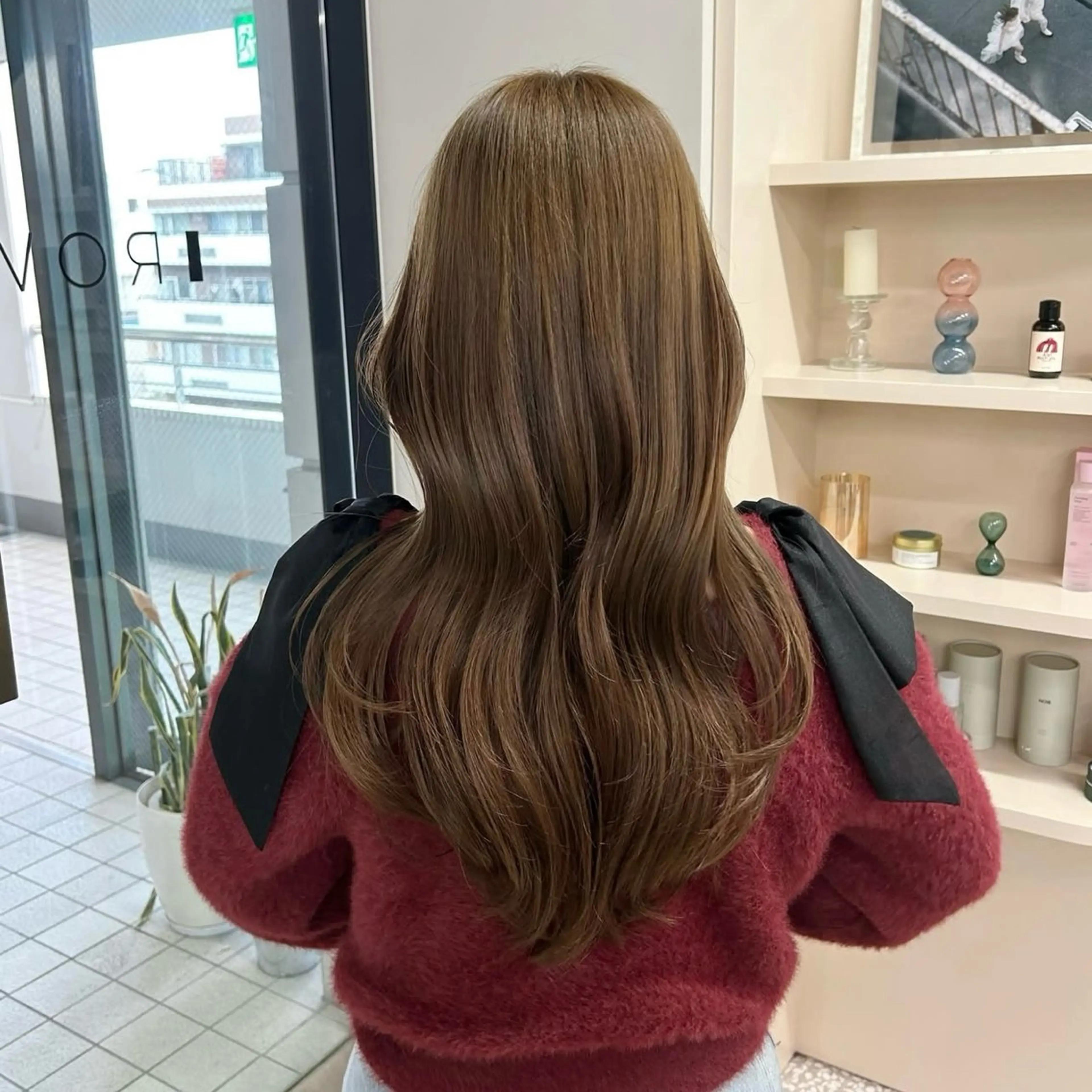 ロング カラー IROW大名店 緋奈乃のヘアスタイル