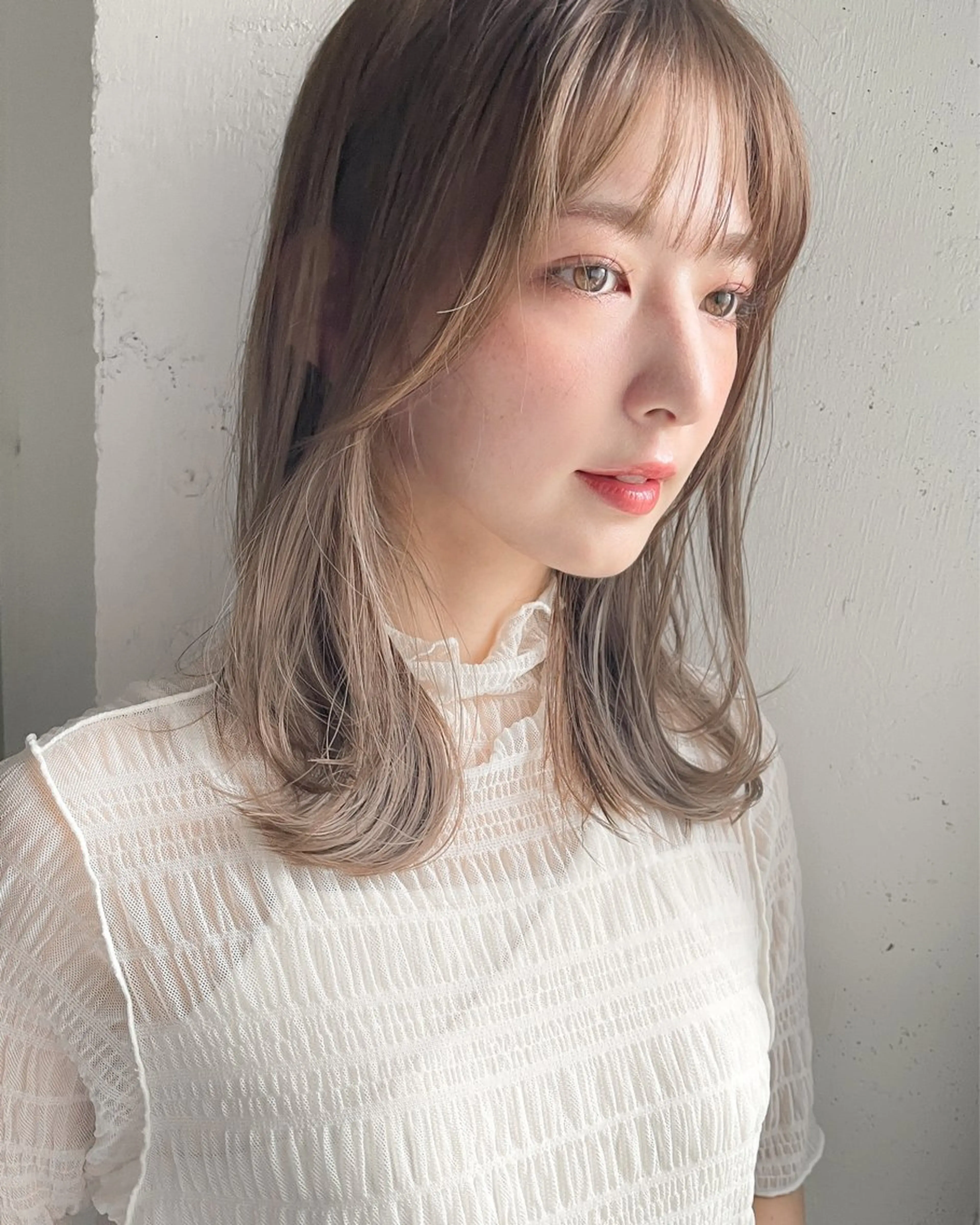 ミディアム カラー 宮本 聖希のヘアスタイル