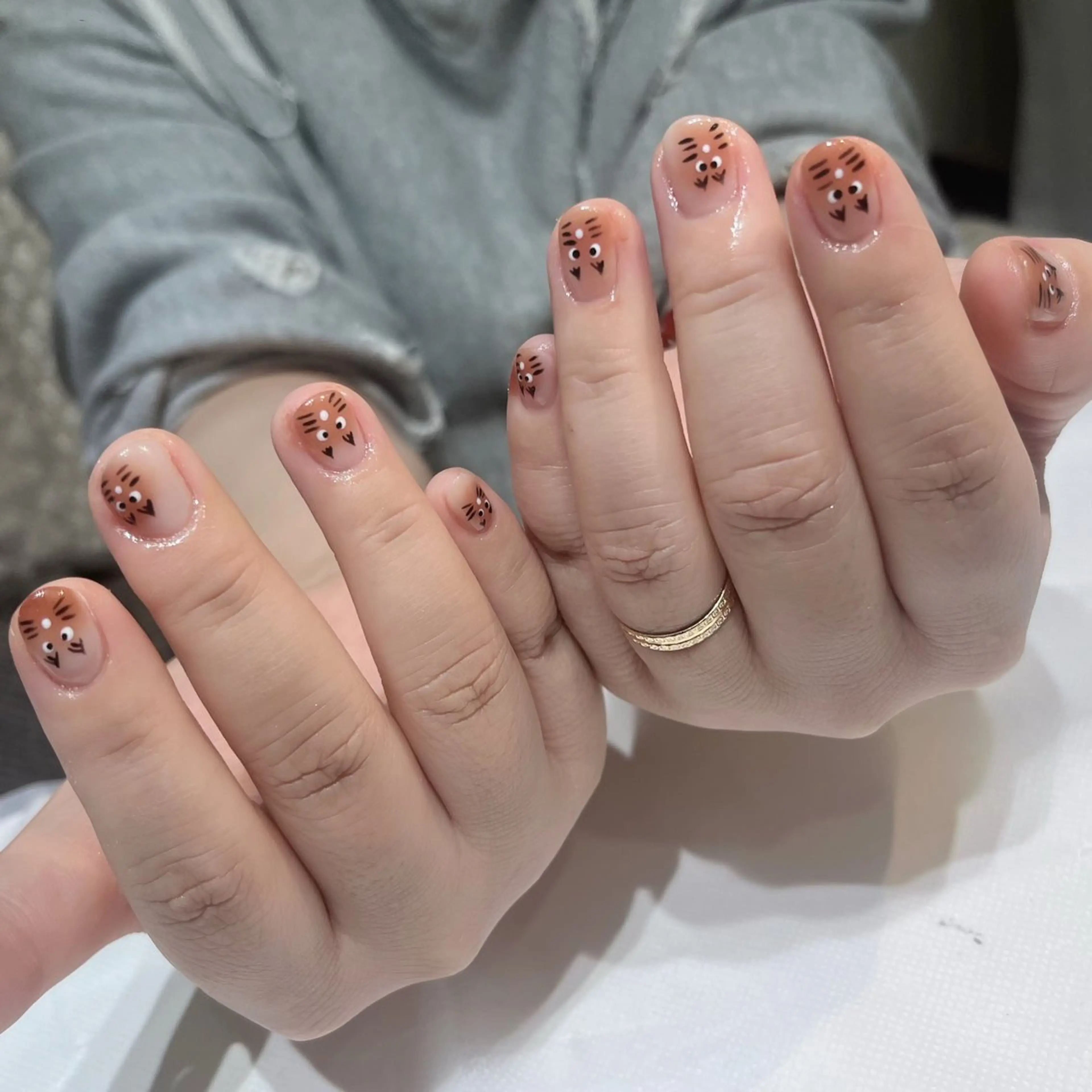 ネイル Unanina 林のネイルデザイン