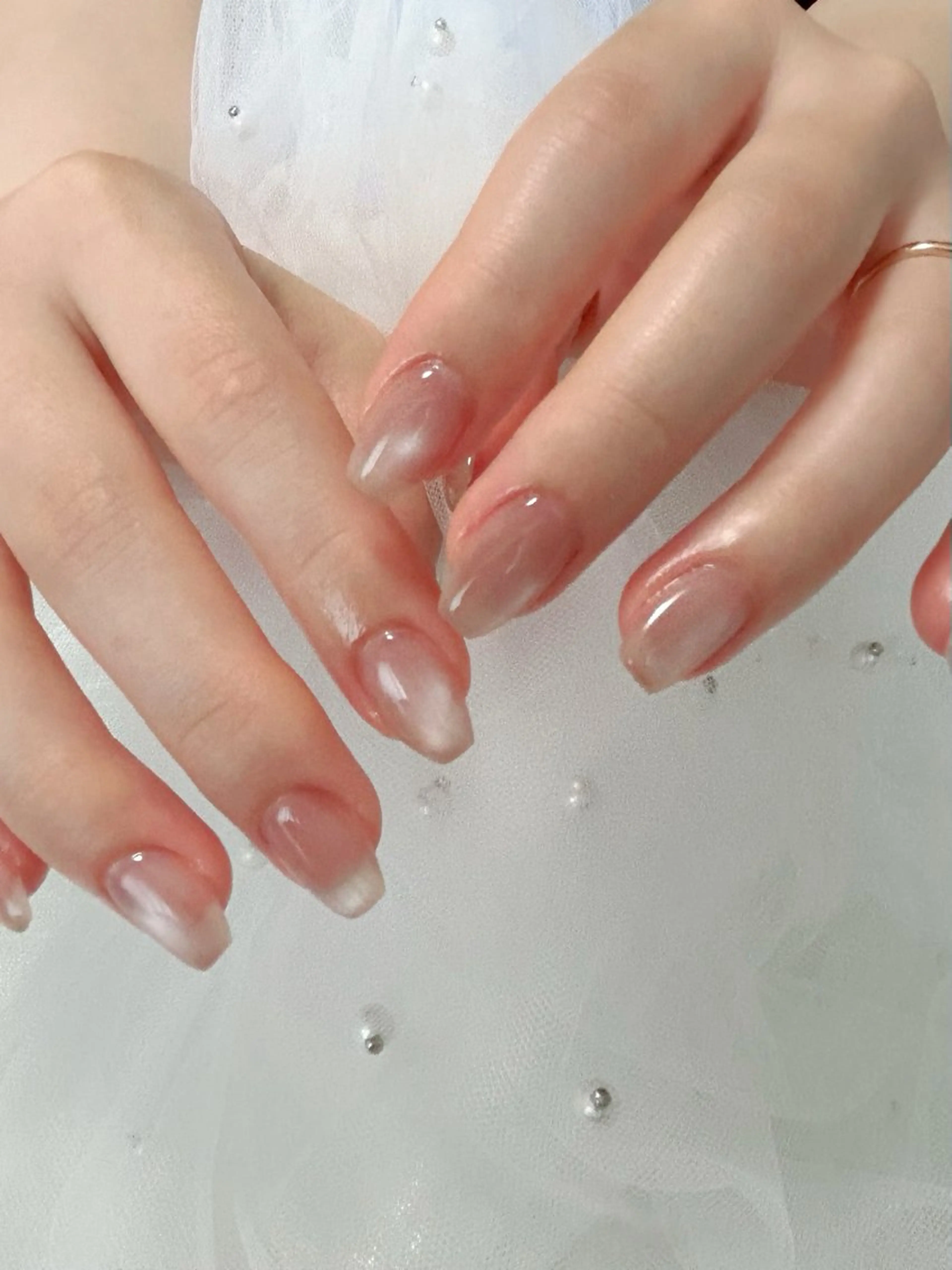 ネイル ジェルネイル マグネットネイル オフィスネイル パラジェル ハンドネイル n.bebe nail所属・N. bebeのネイルデザイン