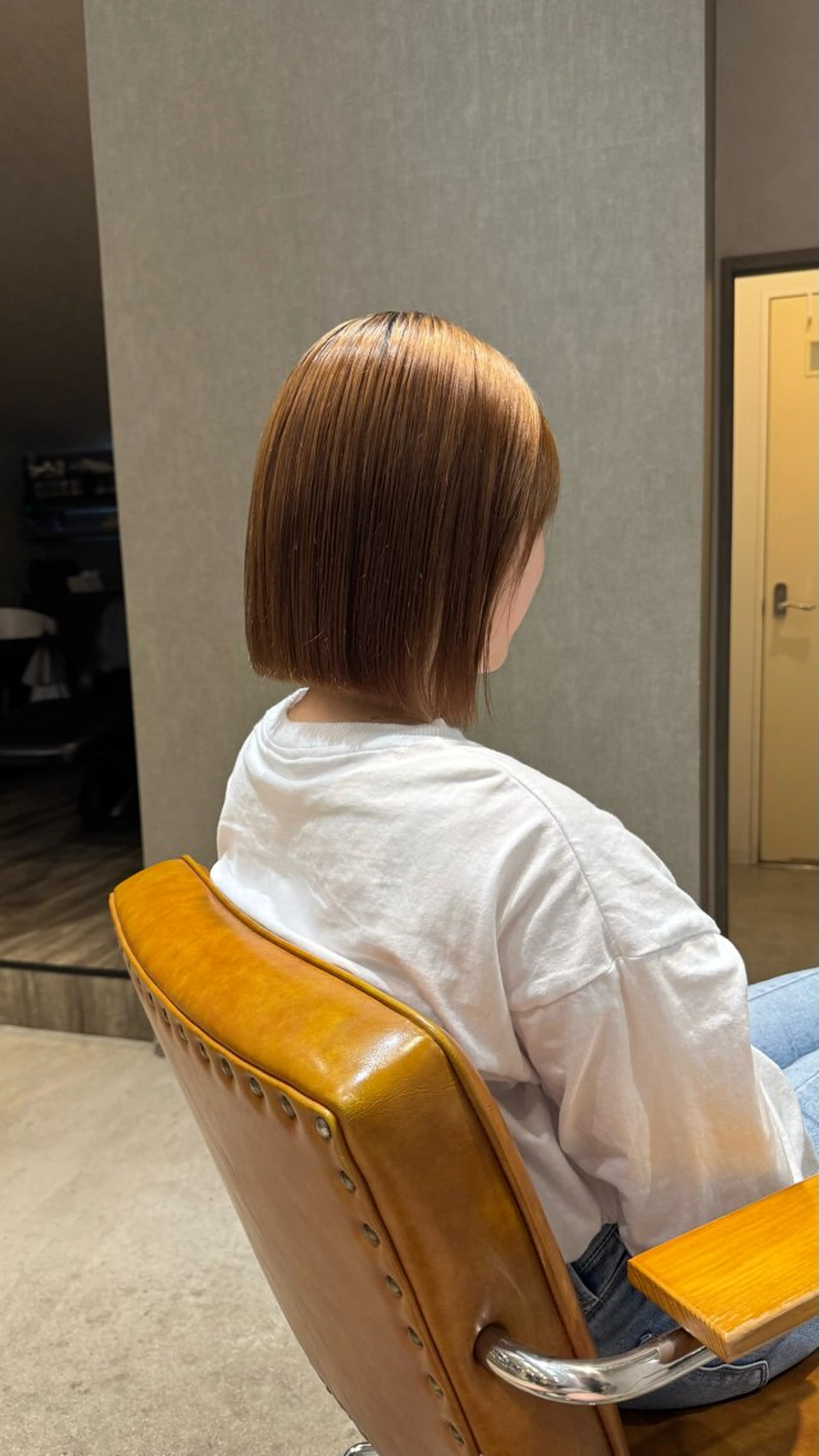 ミディアム ミディアムパーマ 酸性ストレート crenier【クルニエ】所属・亀田 幸美のヘアスタイル