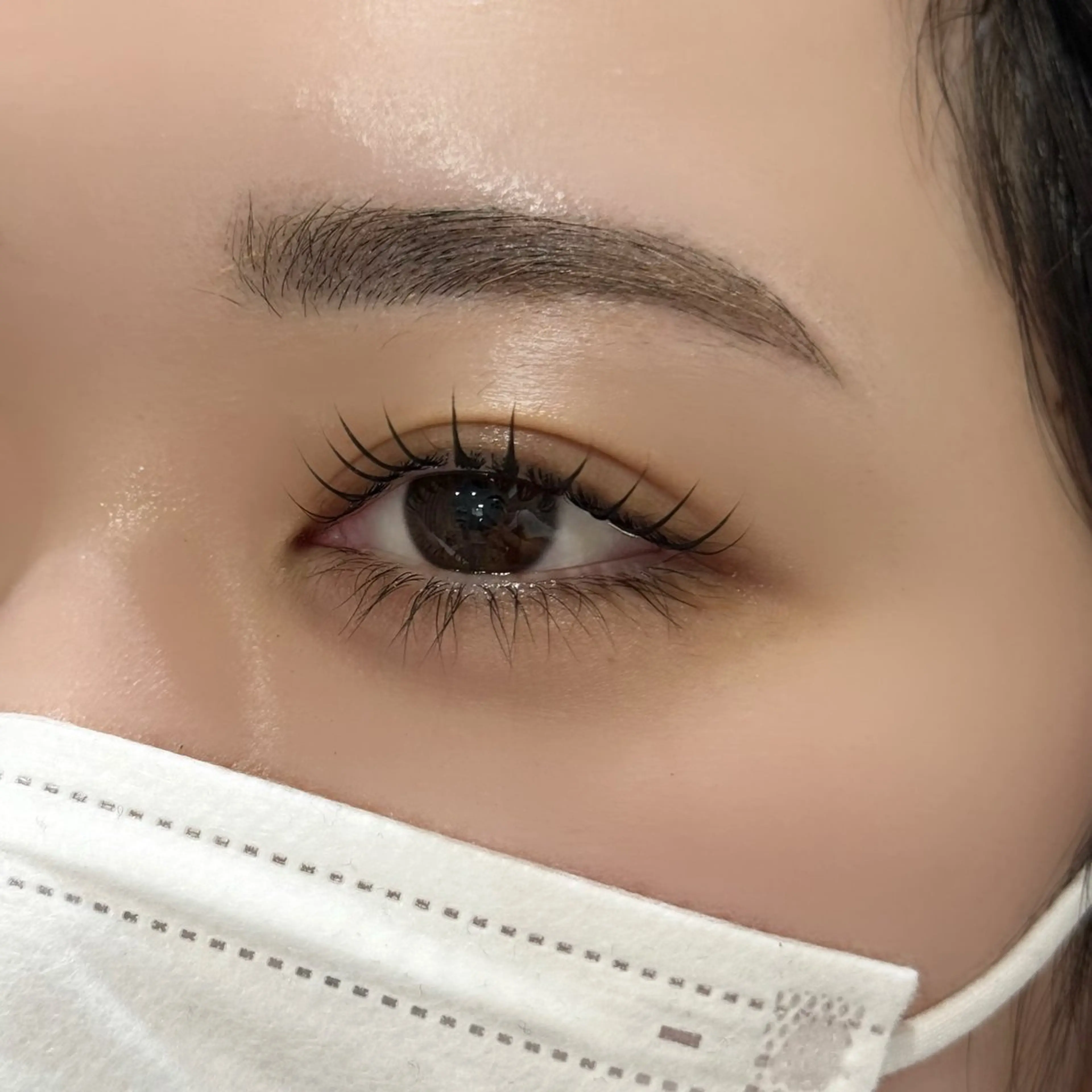 🩶平行ストレート眉毛×ラッシュリフト🩶の写真