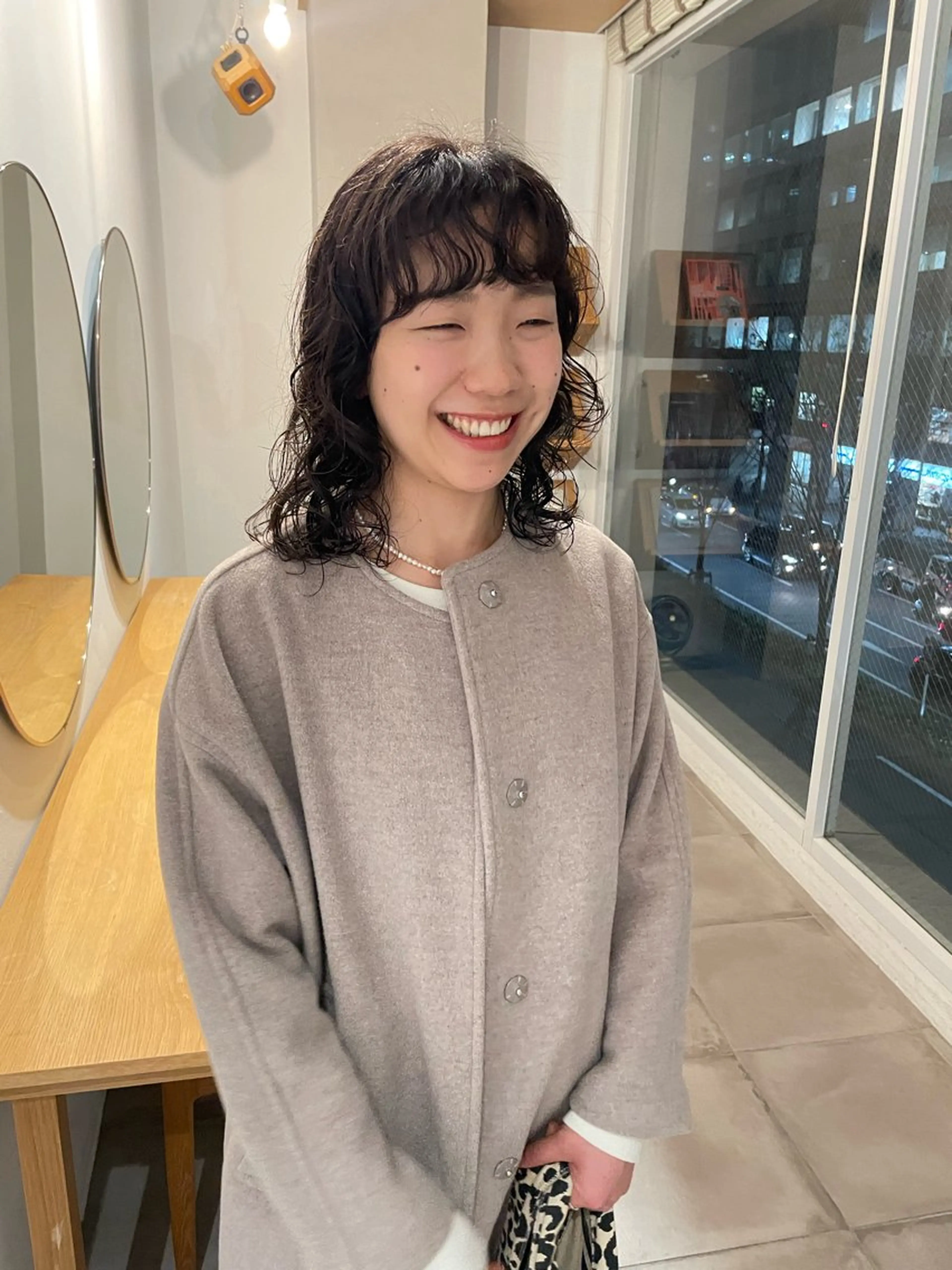 ショート パーマ 土川 陽菜のヘアスタイル