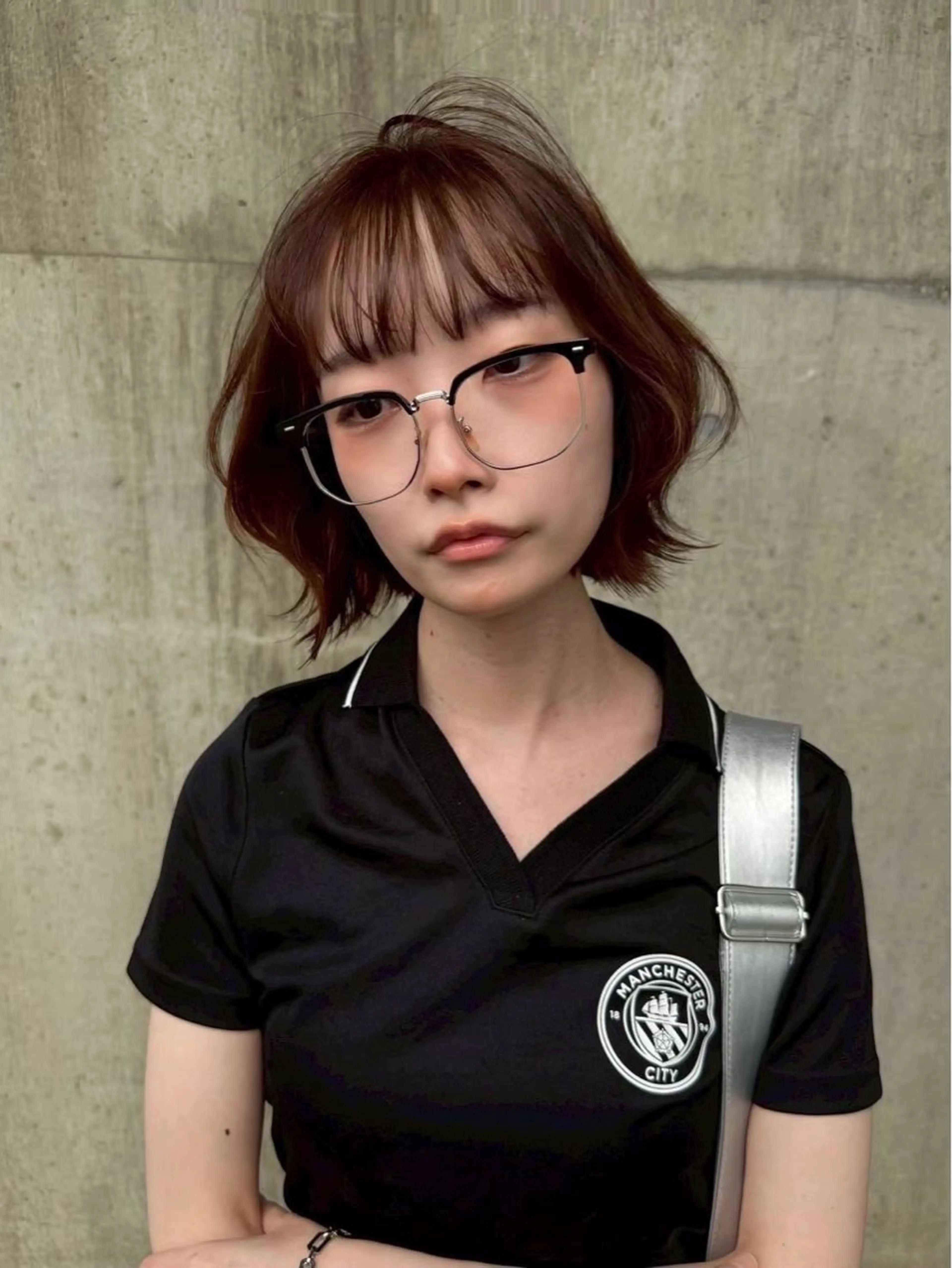 ショート カット ヘアカラー トリートメント 草野ゆずき⌇縮毛矯正 ⌇Wカラー⌇レイヤーのヘアスタイル