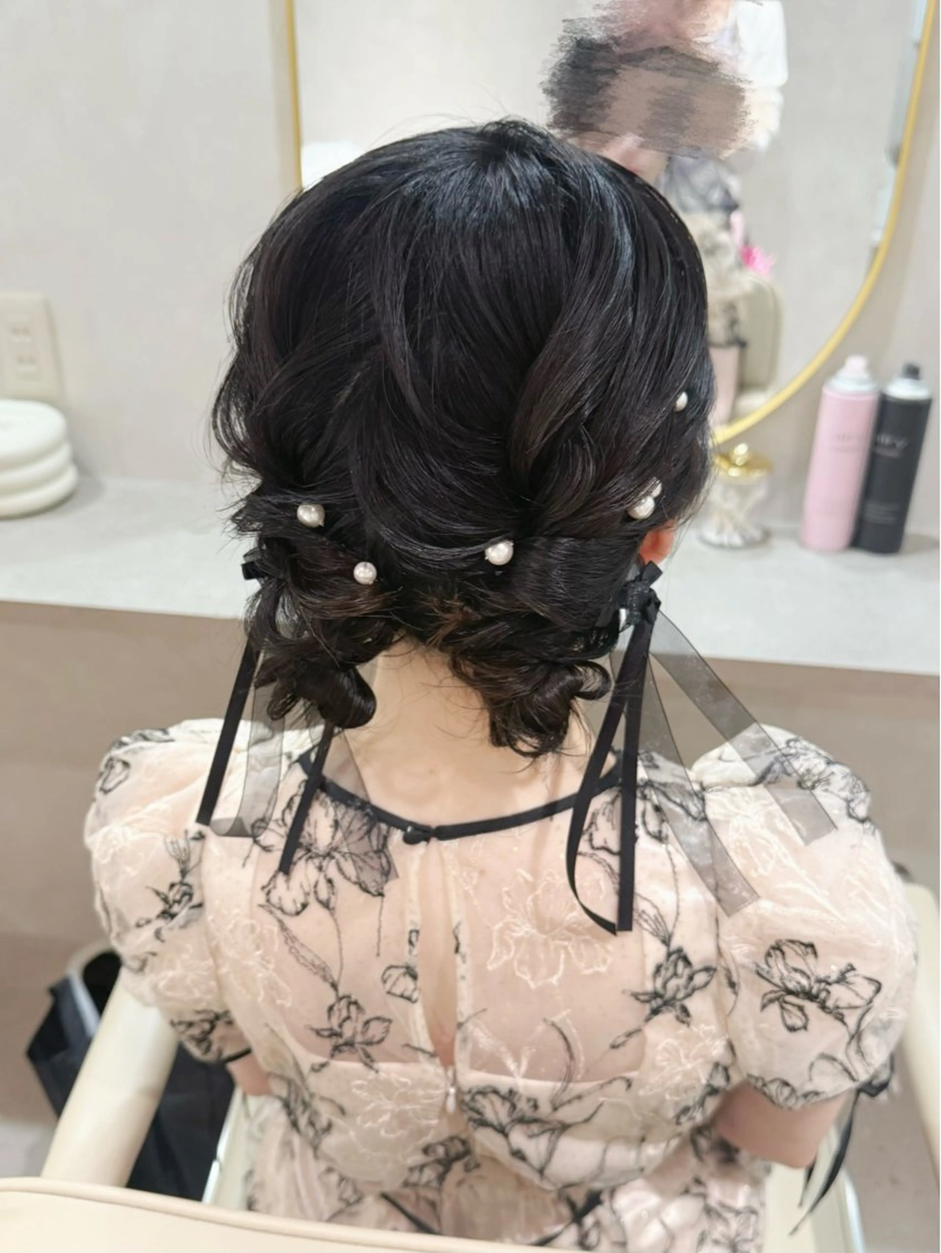 ヘアアレンジ ヘアセット セットサロンCURE 🩵あんみのマツエク・マツパデザイン