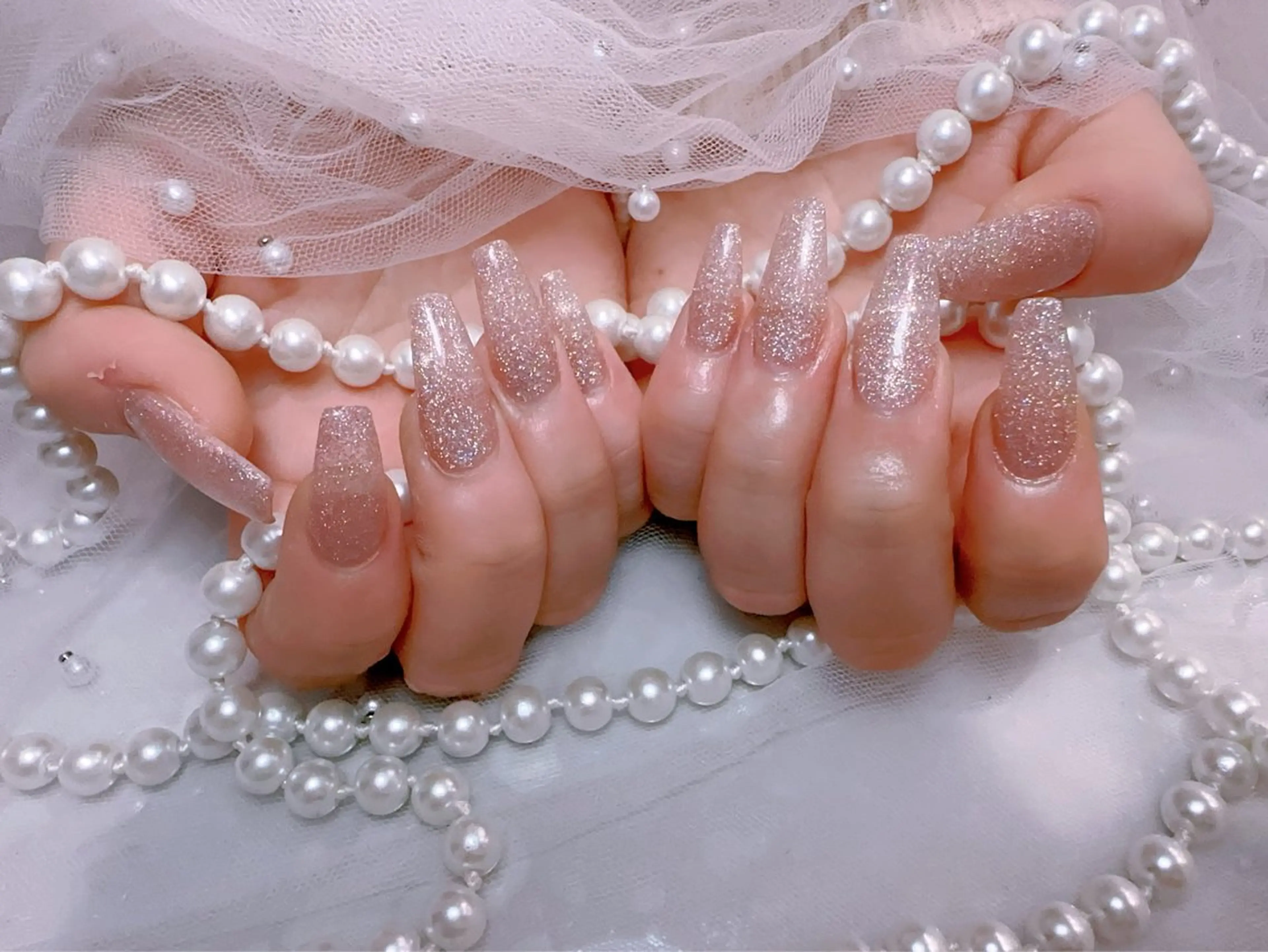 ネイル 長さ出し ワンカラーネイル ネイルチップ You&Me Miyuのネイルデザイン