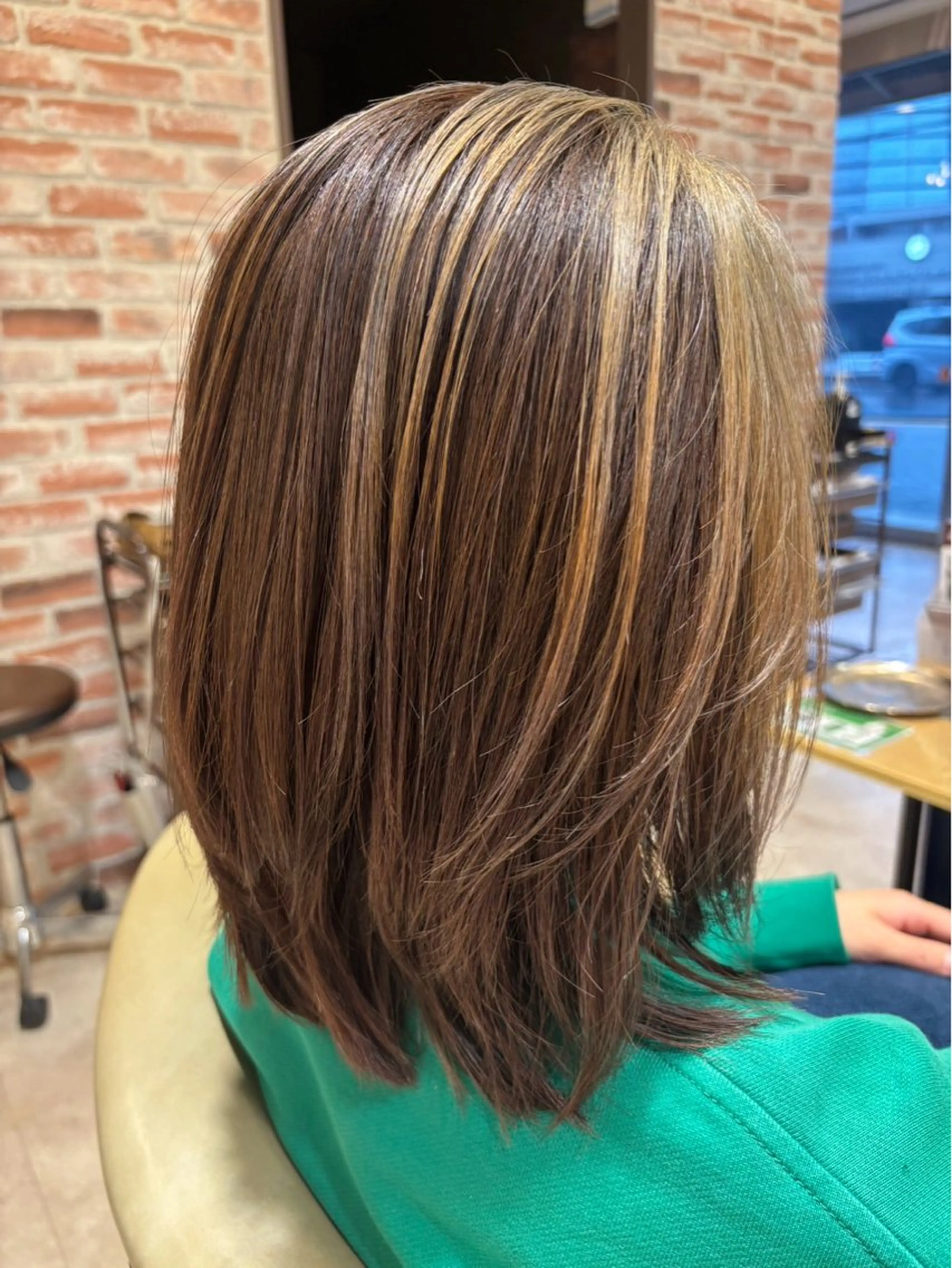 ミディアム YUSICA  所沢 イマムラ✳︎✴︎のヘアスタイル