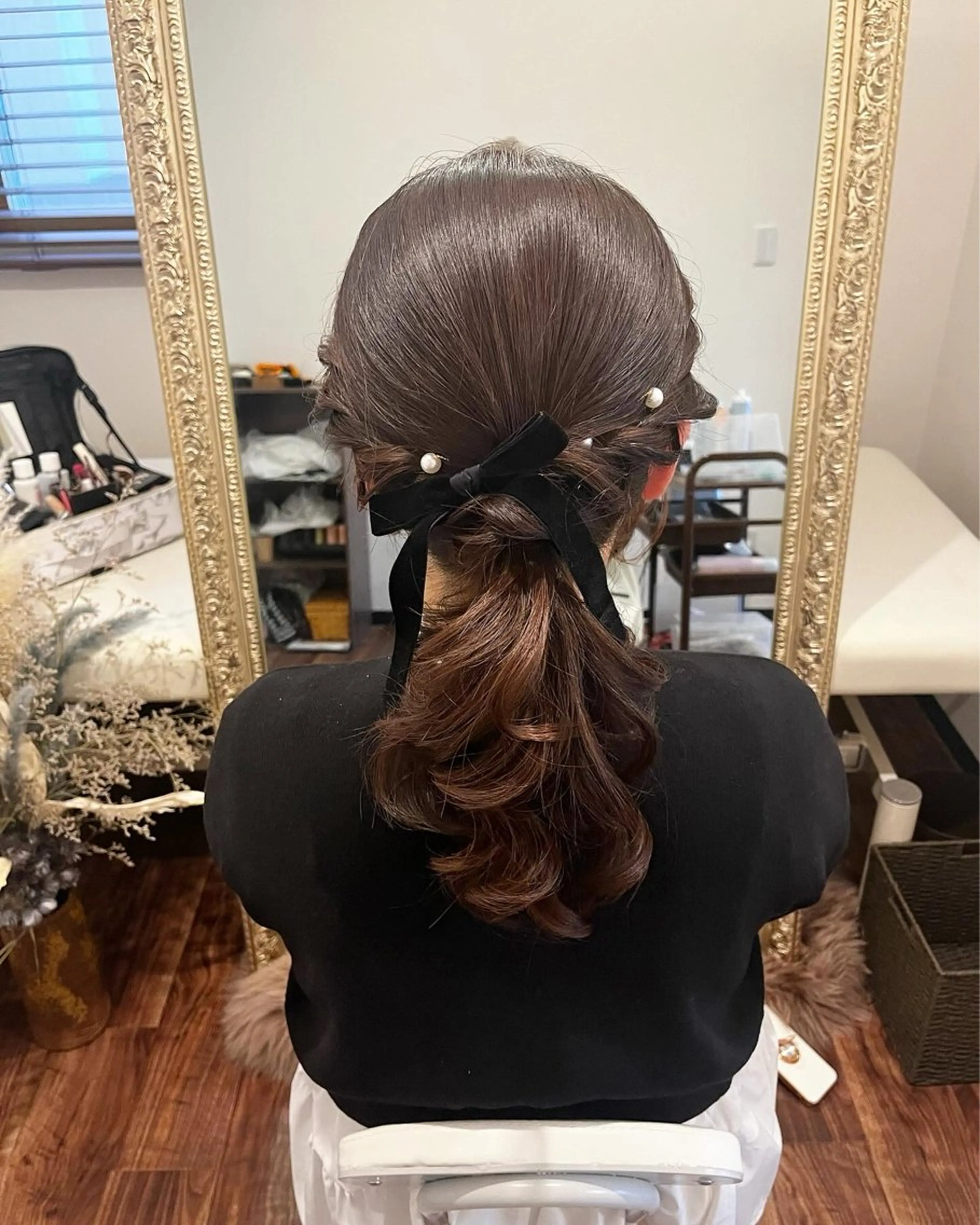 ロング ヘアアレンジ ヘアメイク MEGUのヘアスタイル