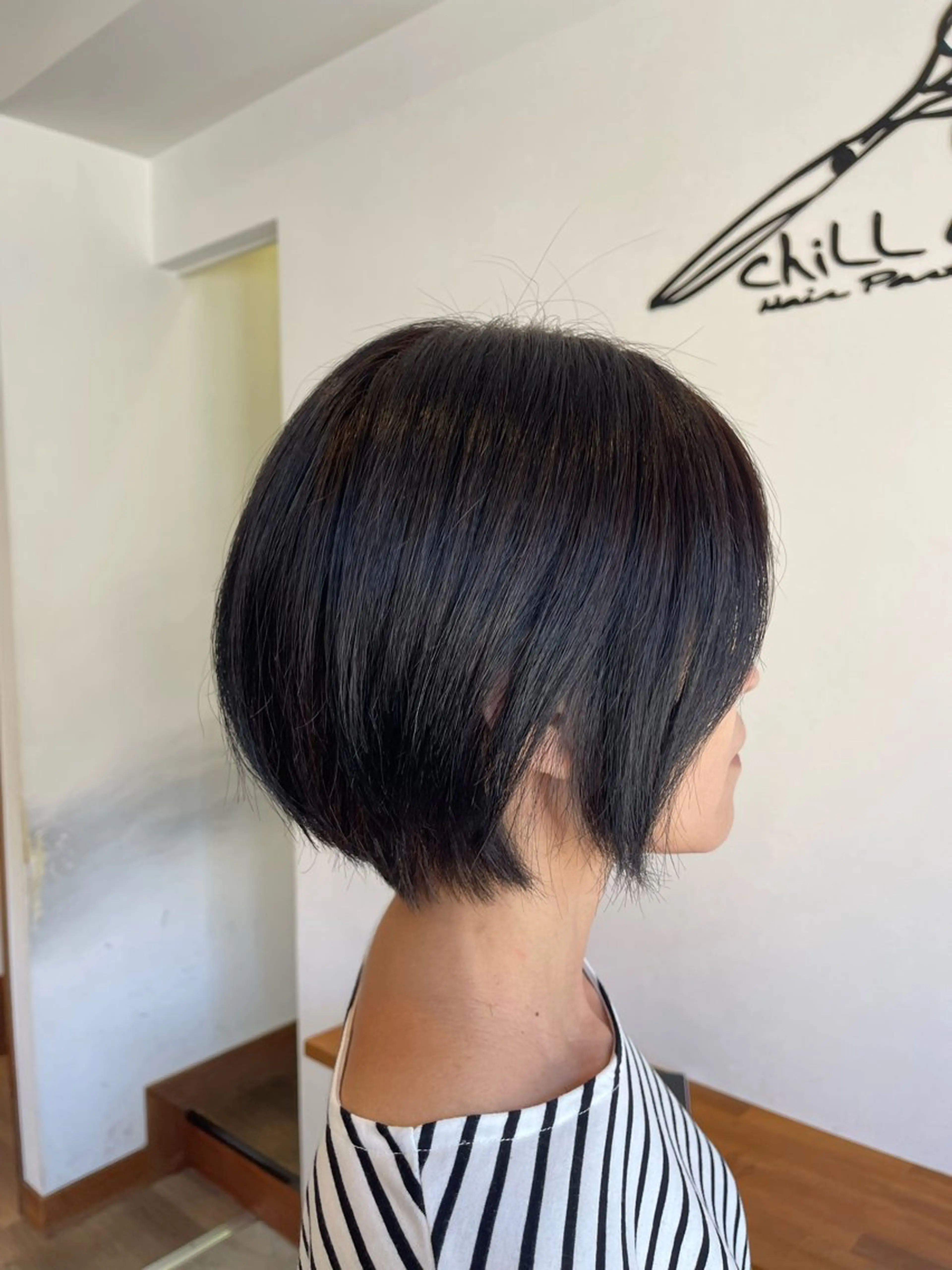 ショート ショートボブ ボブ ショートヘア chill out 甲斐千尋のヘアスタイル