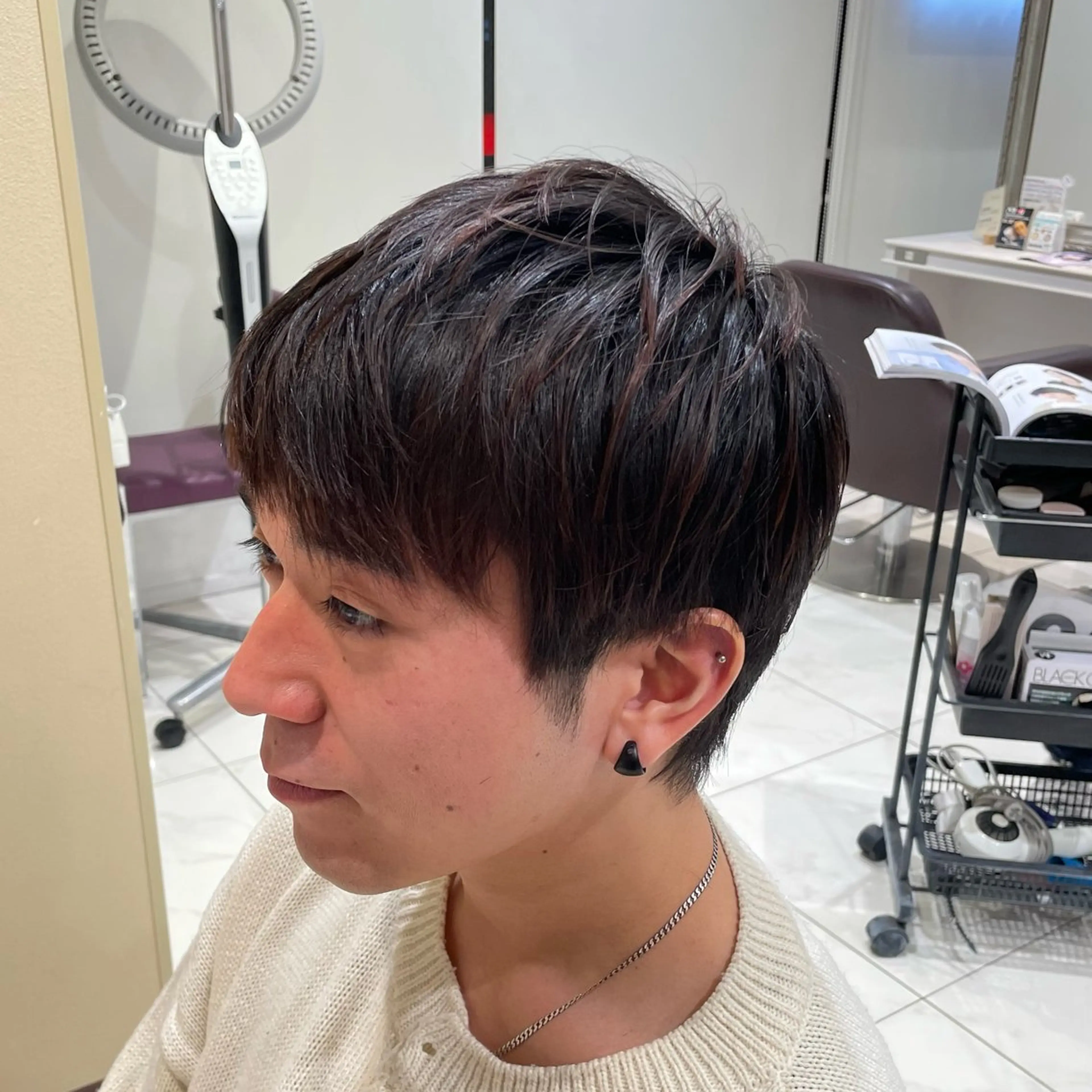 メンズ 前田 夏実/メンズカットのヘアスタイル