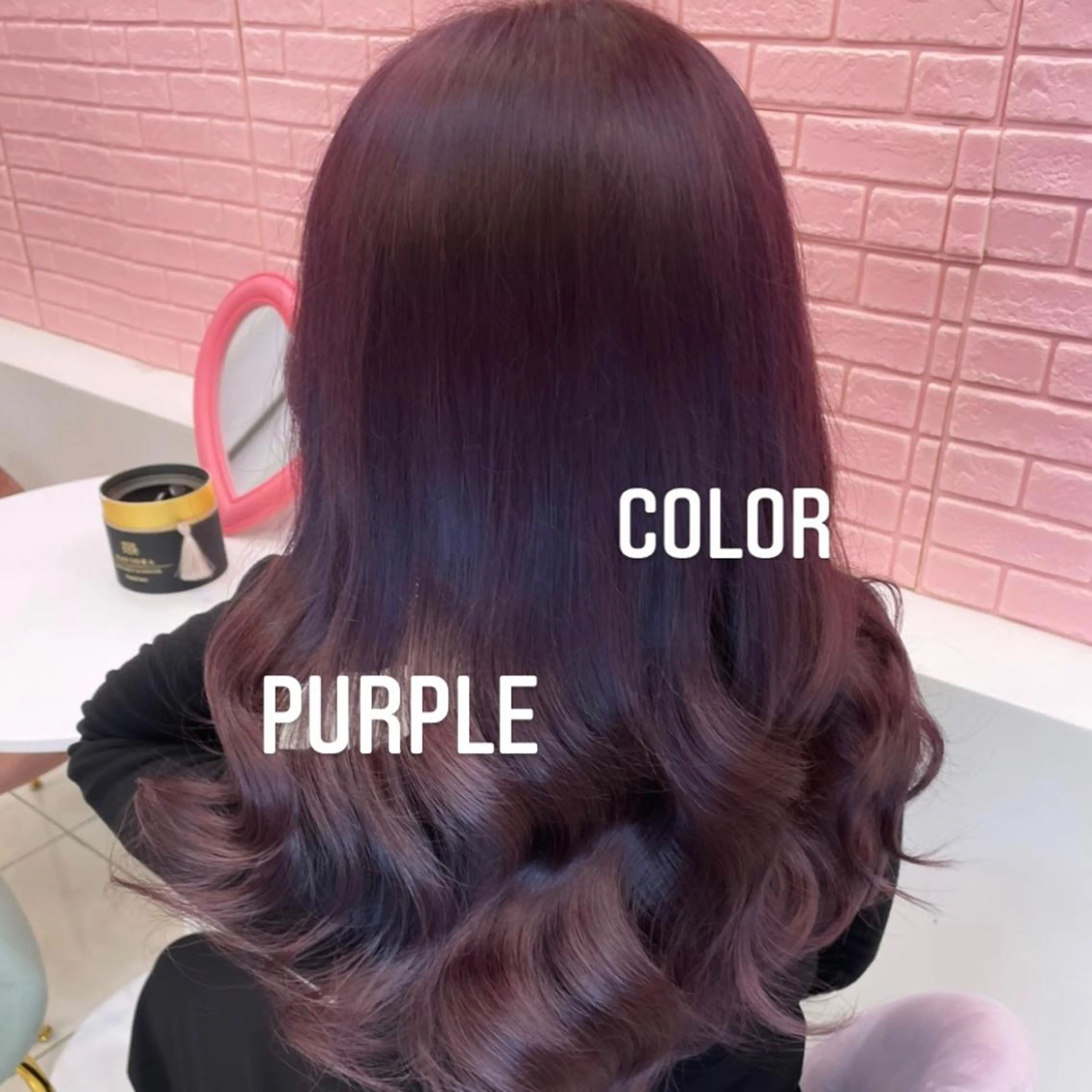 セミロング カラー ヘアカラー トリートメント エクステ🩵ブリーチ 韓国ヘア🩵KAEのヘアスタイル