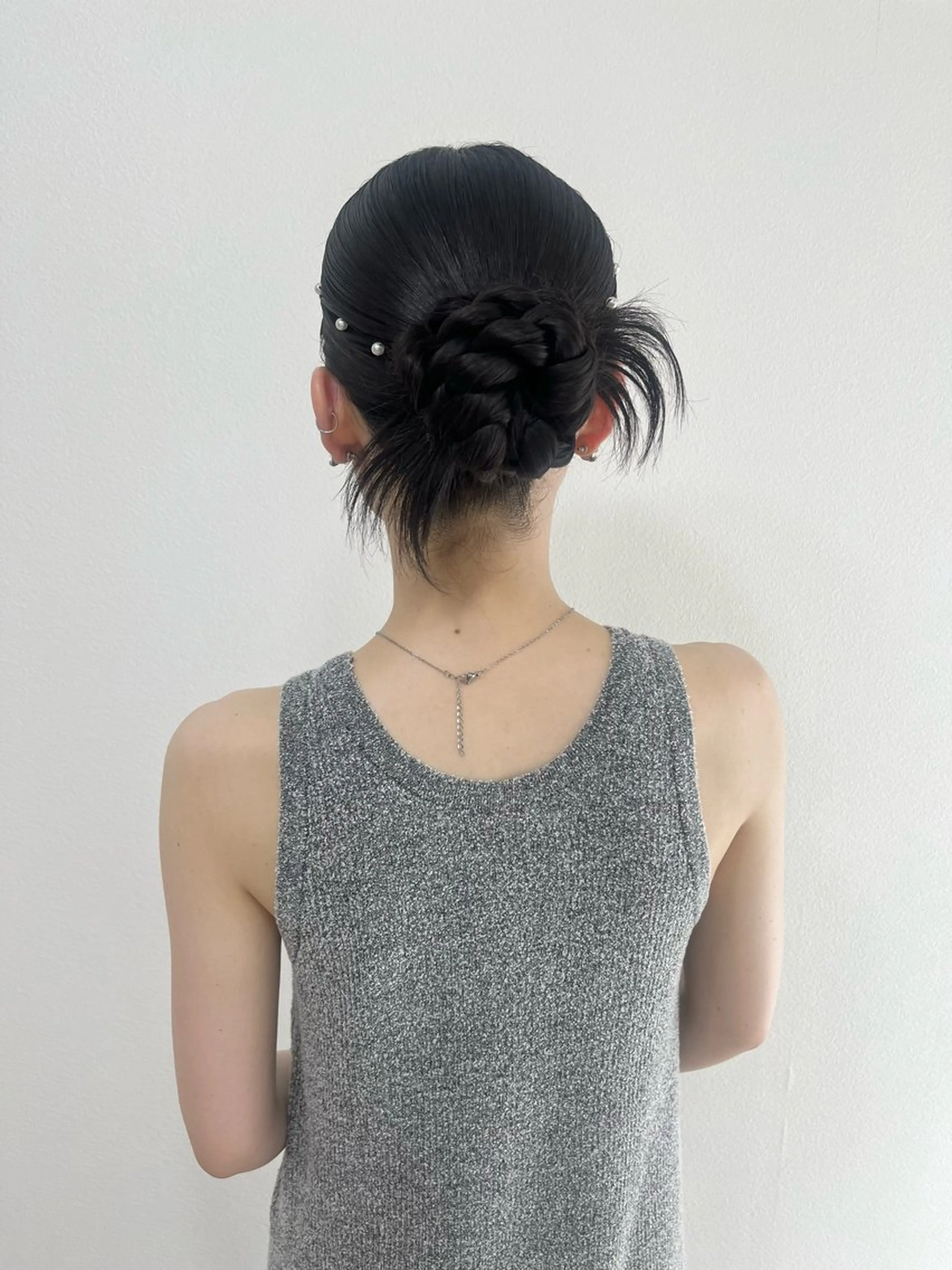 セミロング ヘアアレンジ ヘアセット ヘアセットサロン /上坪愛美のヘアスタイル