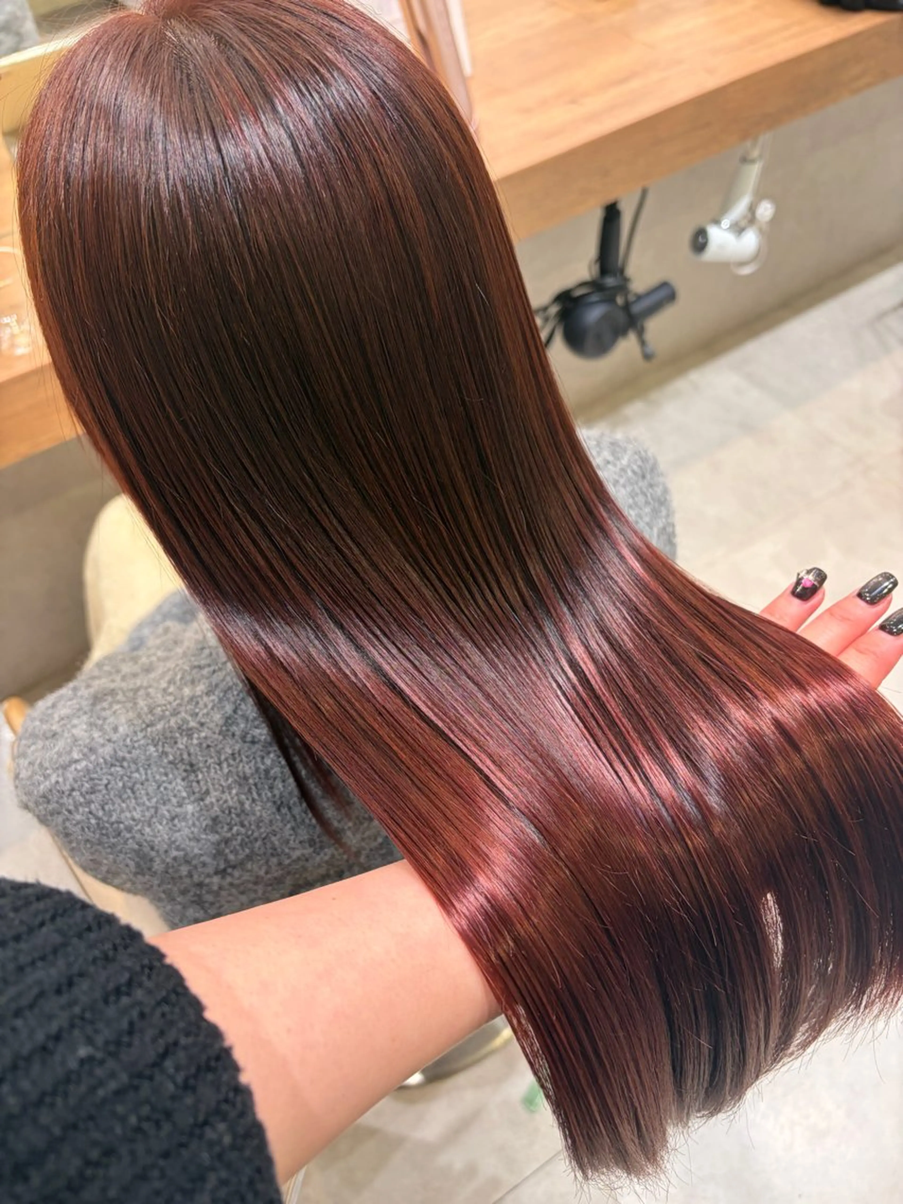 【人気No.1】透明感カラーコース✨（ケア・マッサージ前髪カット込）の写真