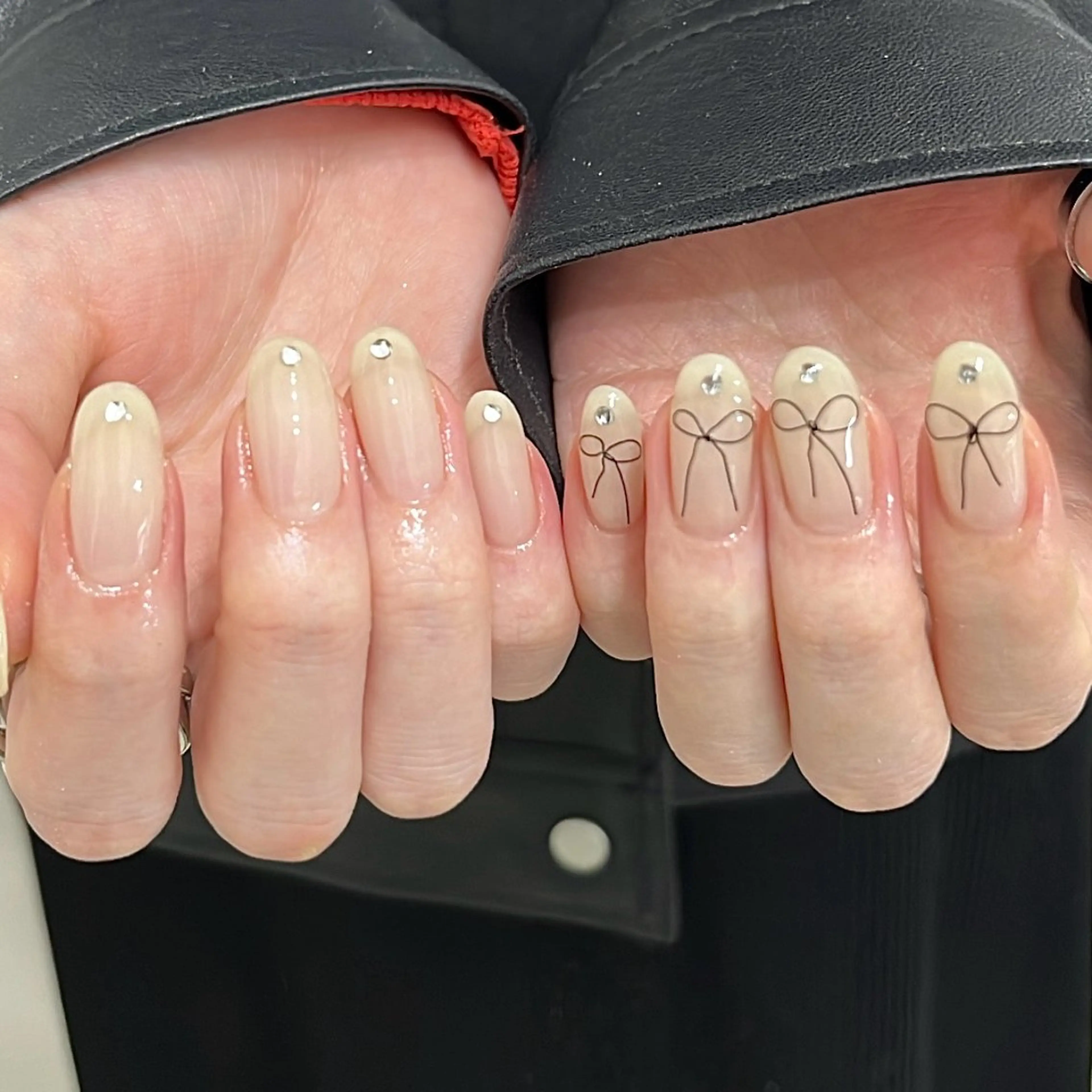 ネイル グリーン ハンドネイル vegh. nail／阿波座のネイルデザイン