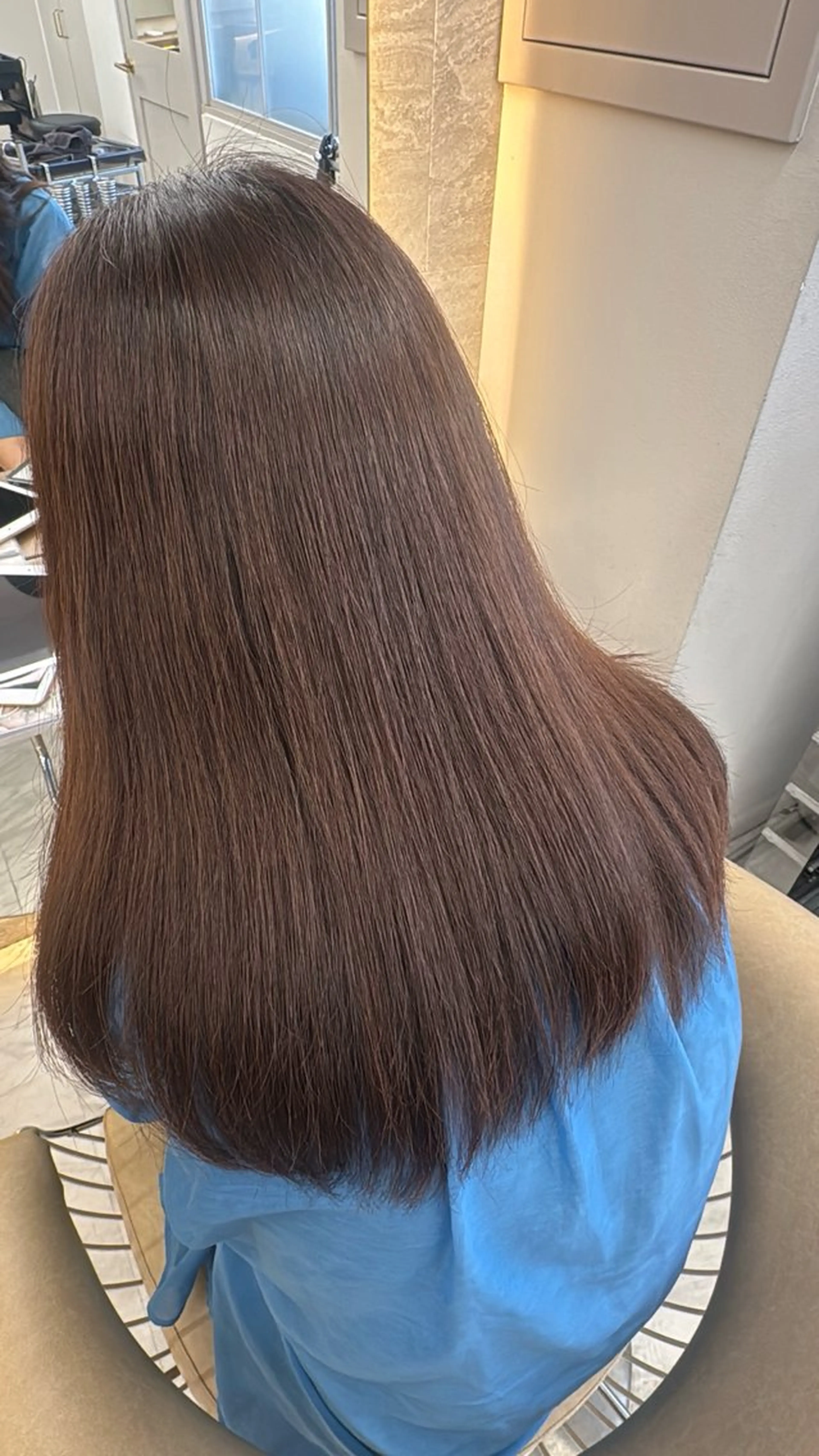 セミロング 縮毛矯正 縮毛矯正 ishikura yubiのヘアスタイル