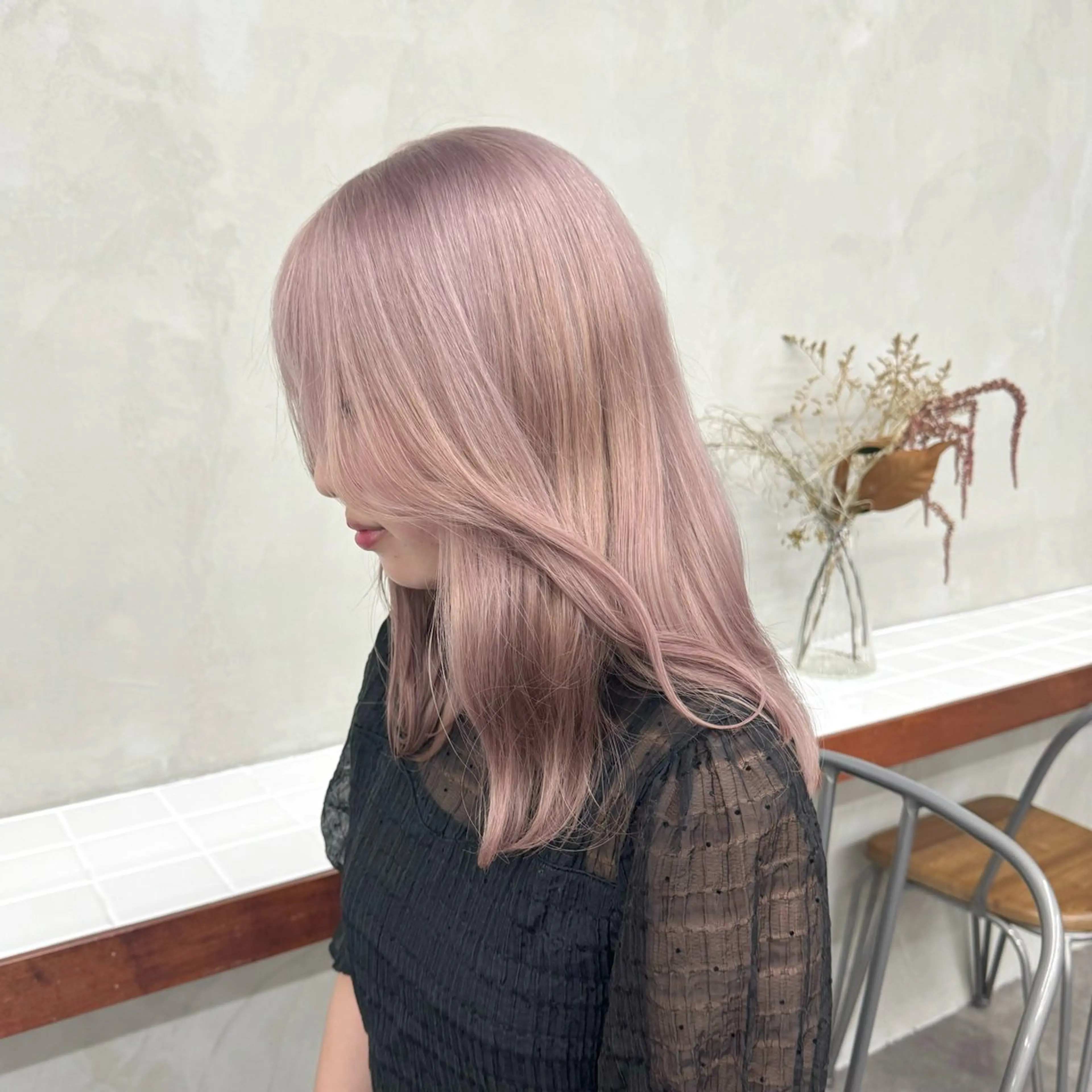 ロング カラー アッシュ ベージュカラー ブリーチ ブロンド ブラウンカラー カット ヘアカラー トリートメント ブリーチ　ハイトーン 特化🌈フジタハルキのヘアスタイル