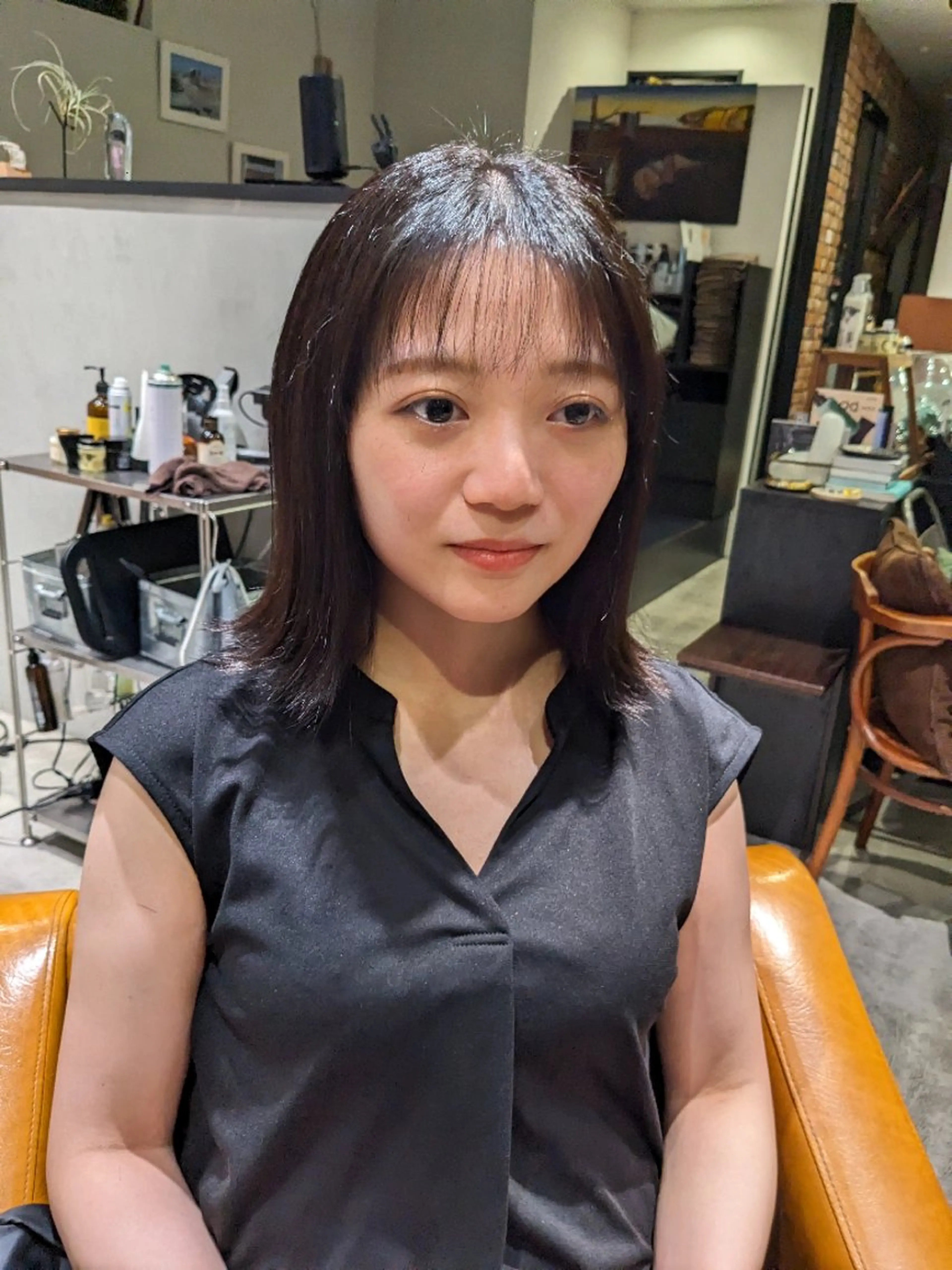 ミディアム over two  藤が丘のヘアスタイル