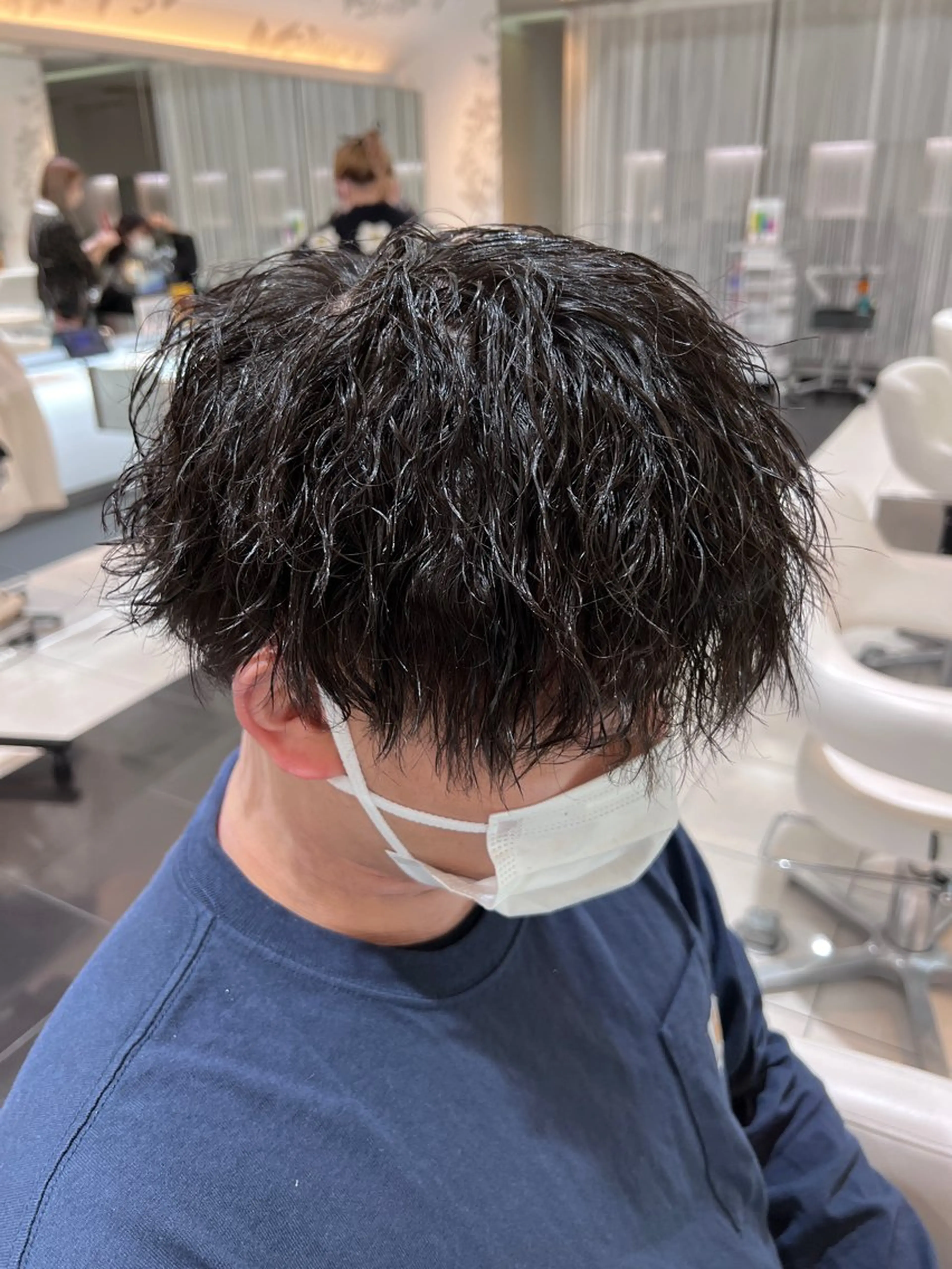 ショート パーマ メンズ NYNY姫路本店 メンズパーマ藤川時也のヘアスタイル