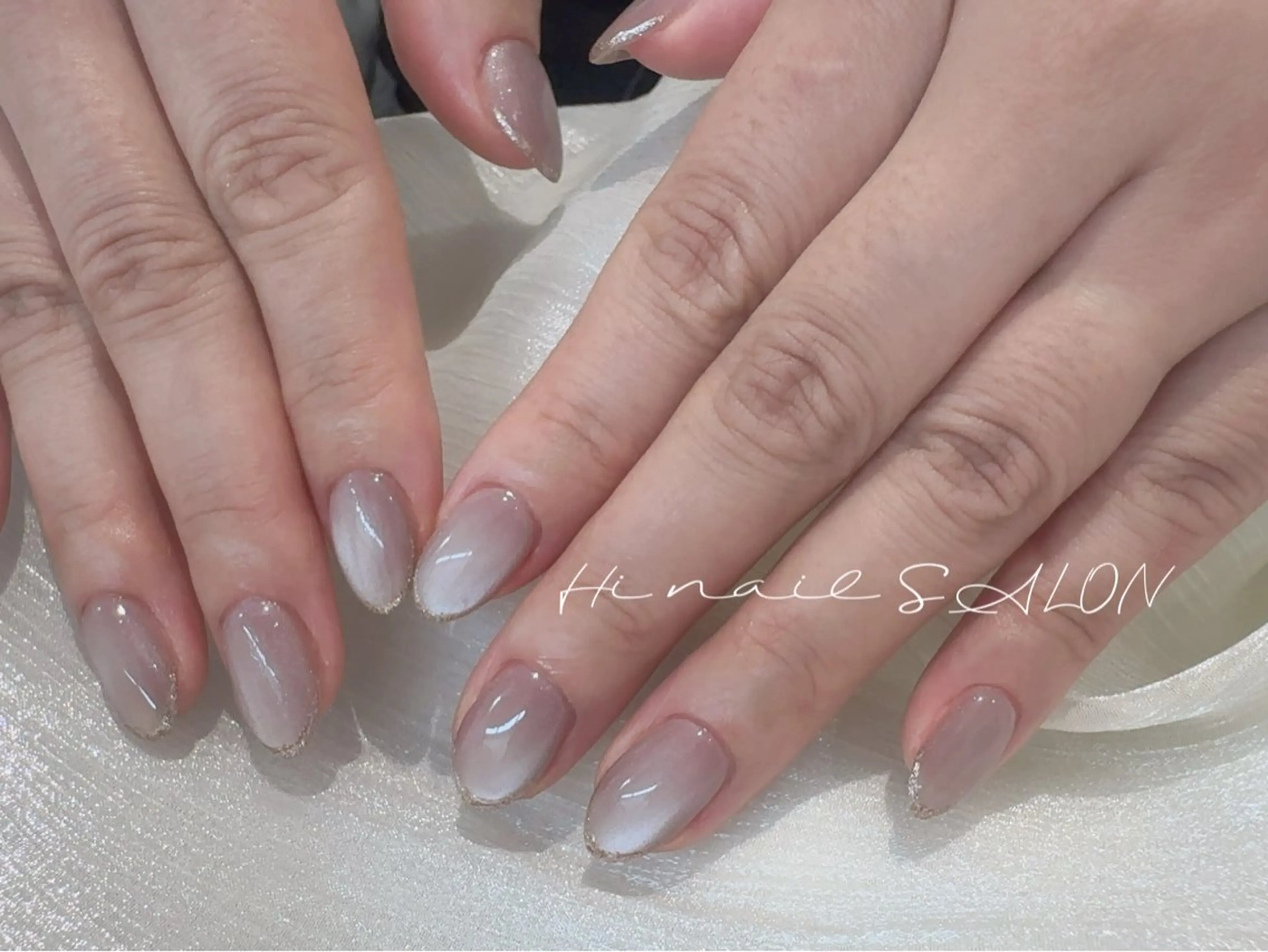 ネイル フラッシュネイル フットネイル フレンチネイル ジェルネイル ガラスフレンチ ハンドネイル Hi nail 【ハイネイル】池袋のネイルデザイン