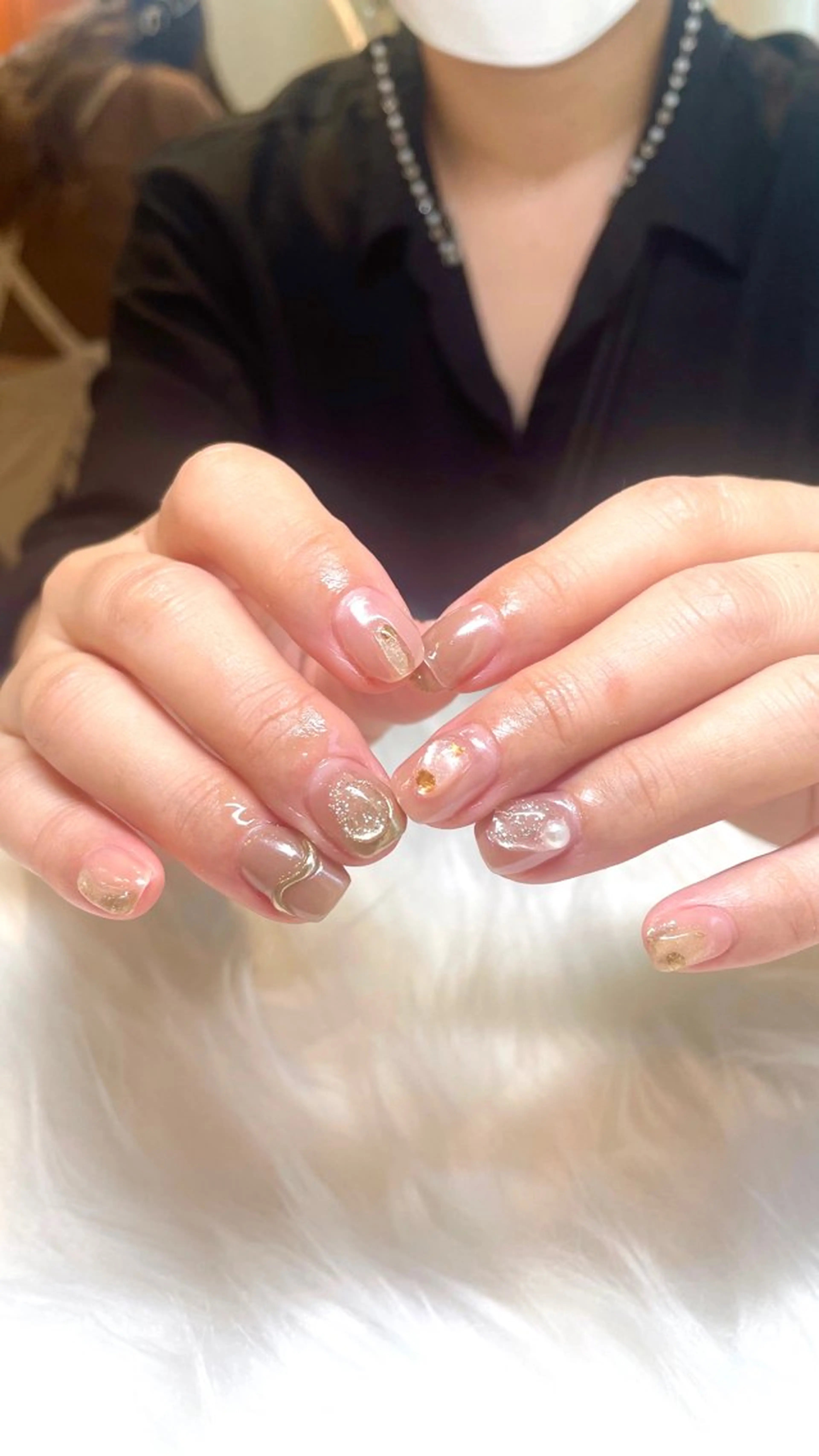 ネイル ハンドネイル 新井 ひなののネイルデザイン