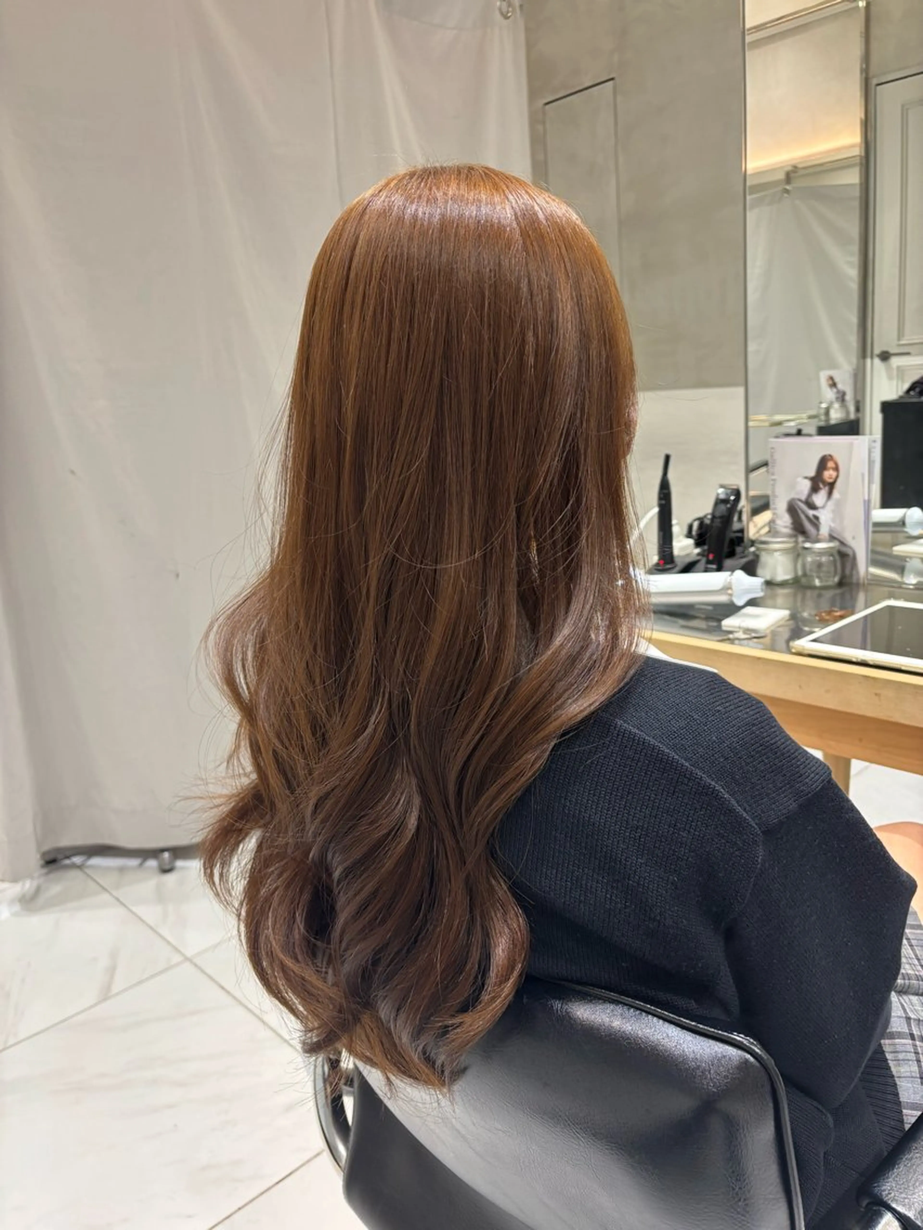 ロング カラー ヘアアレンジ ヘアカラー 似合わせカットカラー 💎モエのヘアスタイル